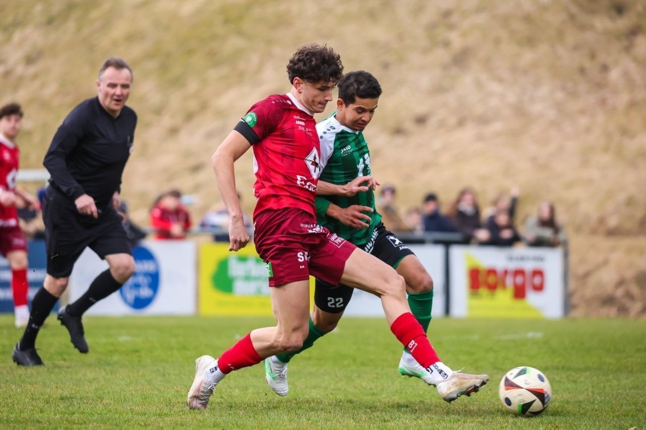 Idiano Lima Rosa dos Santos schoss das zweite Tor für den Dornbirner SV.