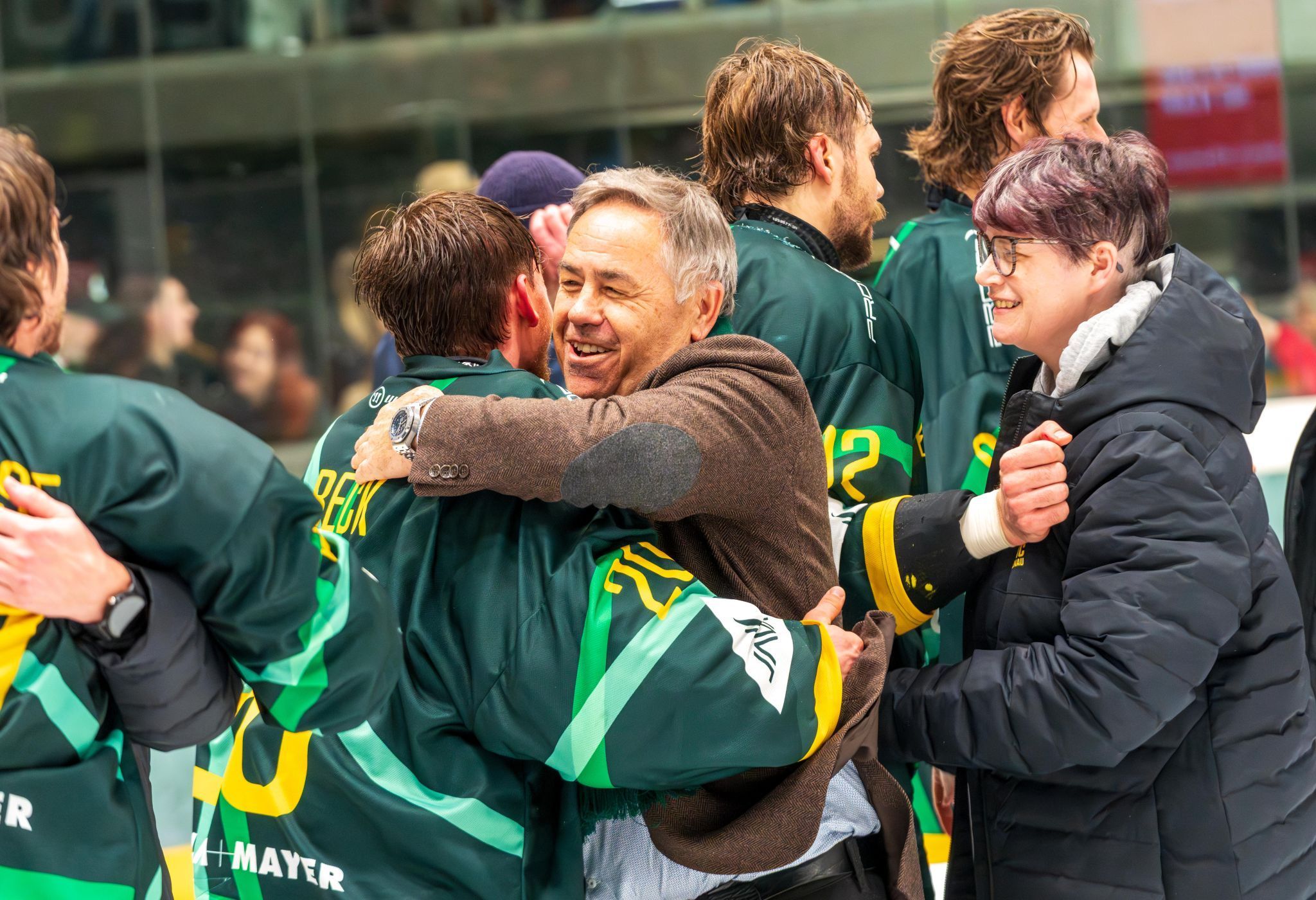 EHC-Präsident Herbert Obersteiner freute sich über den Titelgewinn.