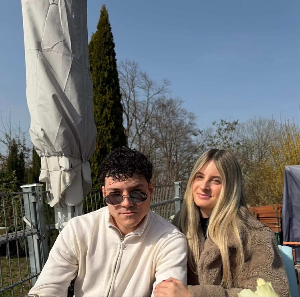 Valentin Matkovic mit Freundin Chiara. PRIVAT