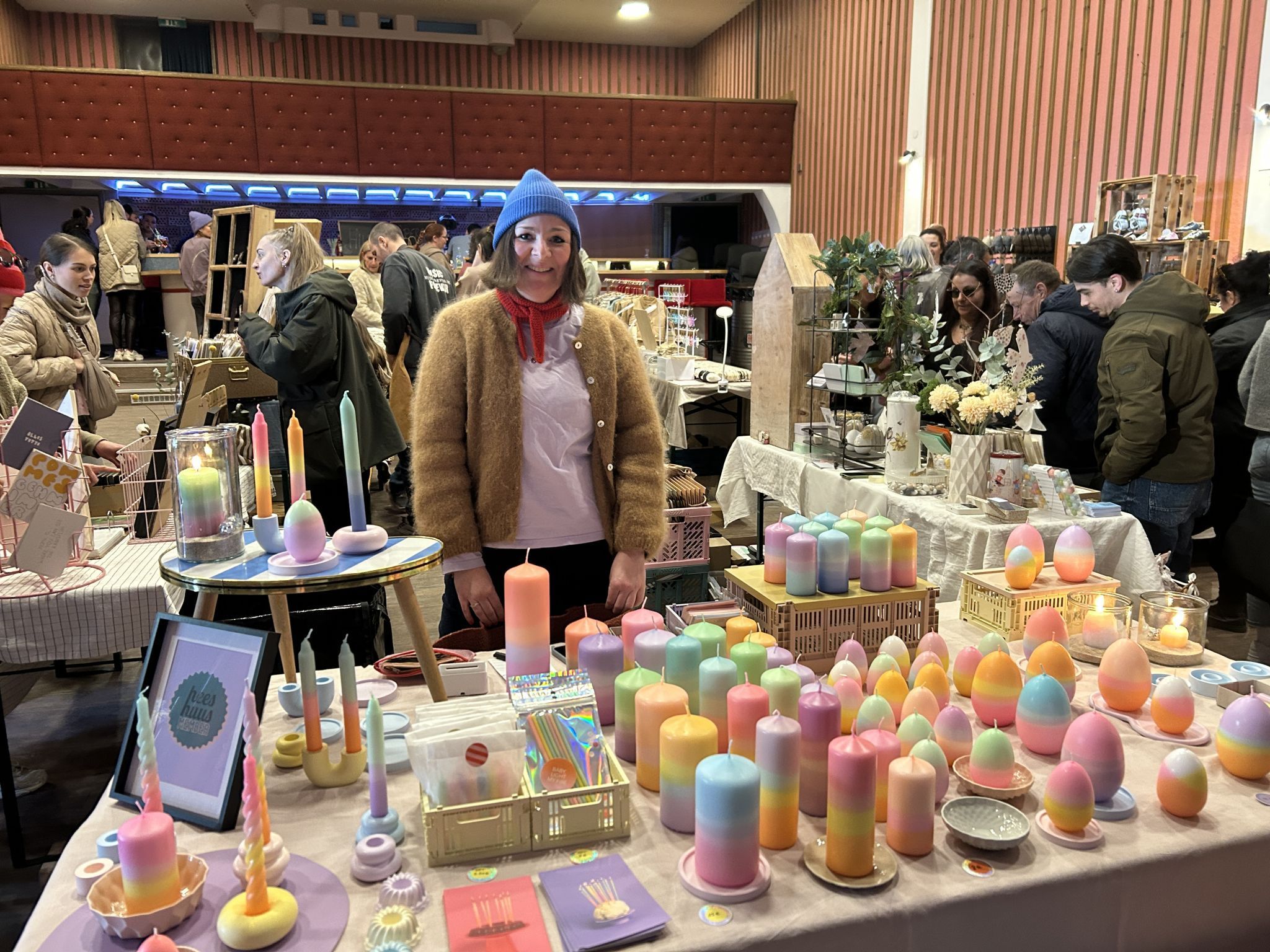 So bunt wie das Leben sind diese Kerzen