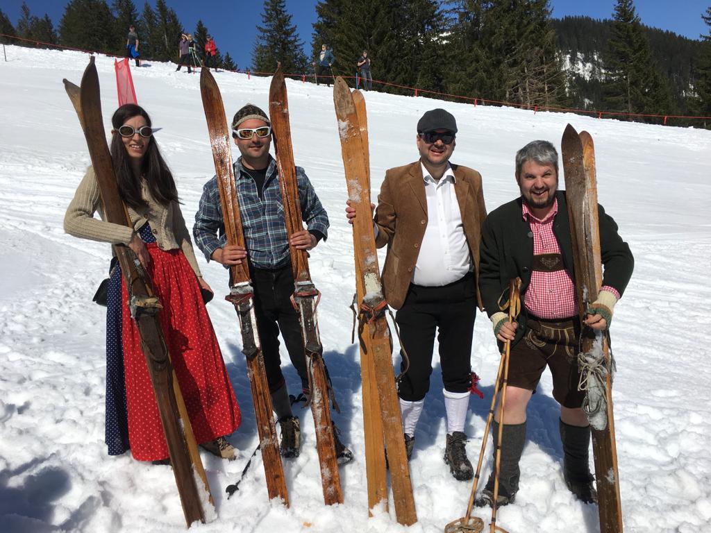 Auf dem Sonnenkopf findet ein Nostalgierennen statt.