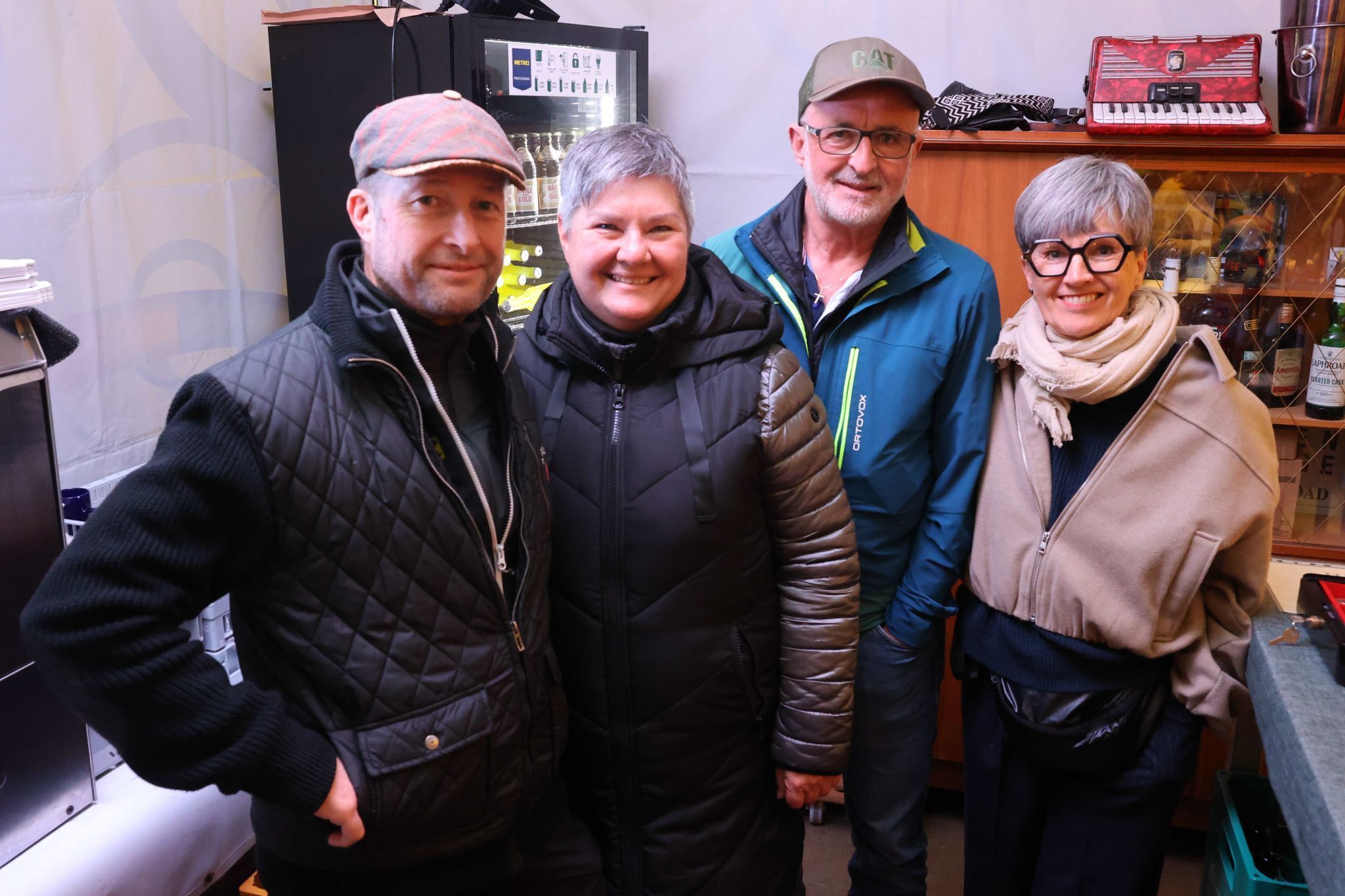 Manfred und Renate Hagen, Thomas Hollenstein und Hildegard Weber.