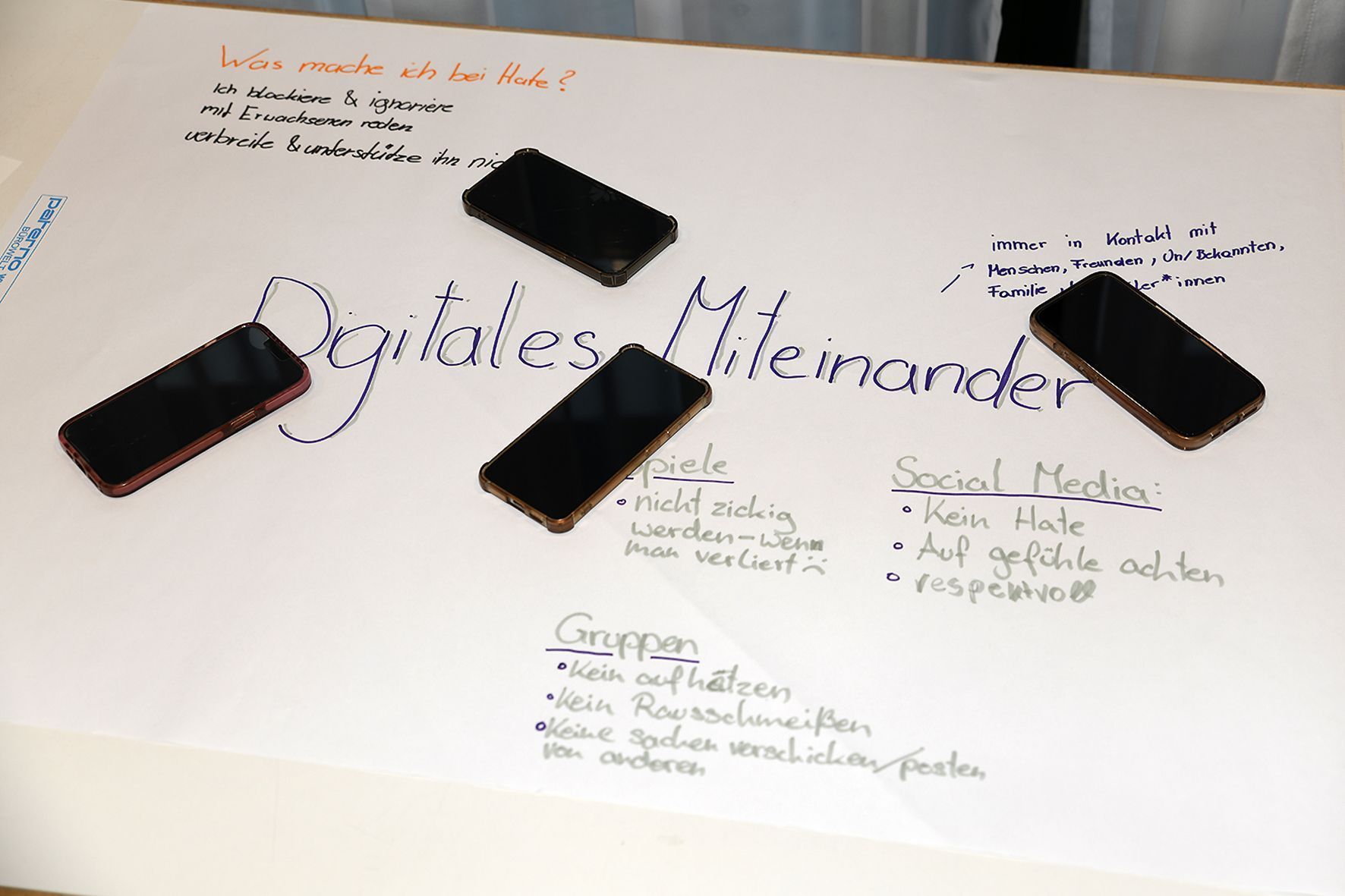 Medienkompetenz wurde praxisnah erarbeitet.