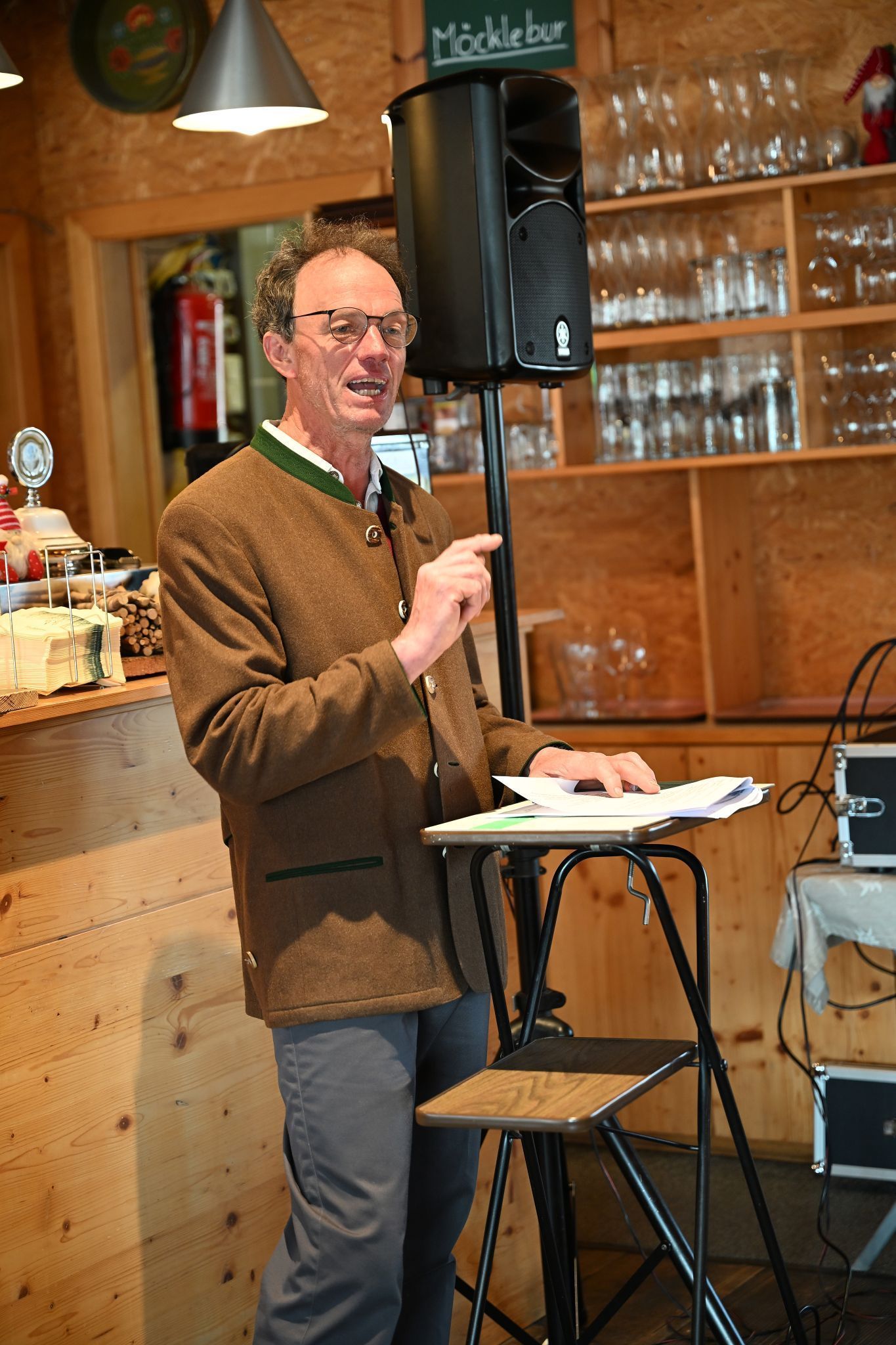 Obmann Martin Winder spannte in seinem Rückblick den Bogen bis in die Gegenwart.