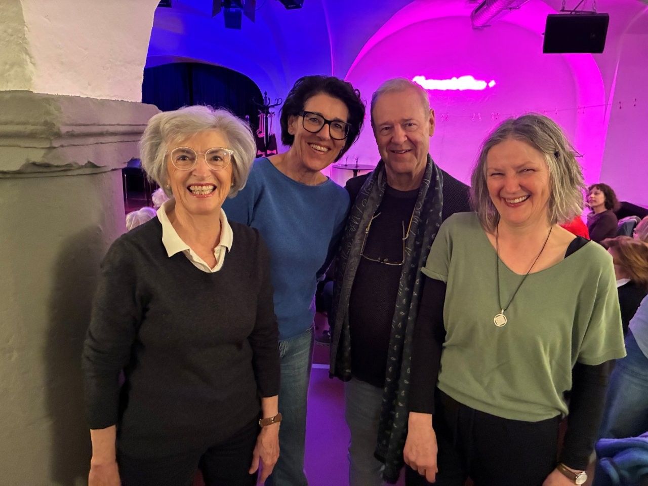 Elfriede Plangg, Marlene Nagel mit Johannes von Ott sowie Kornelia Ender (v. l.).
