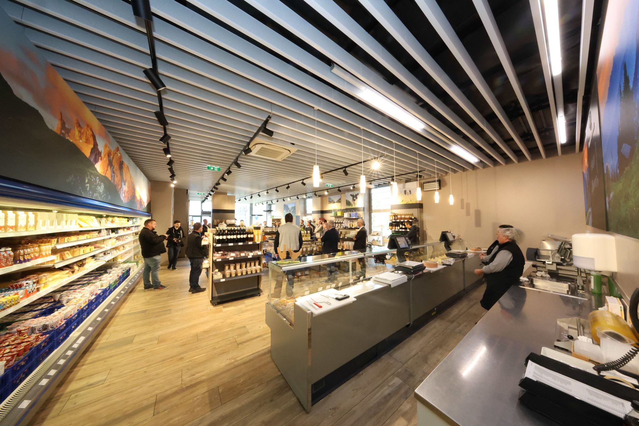 Blick von der Bedienungstheke.