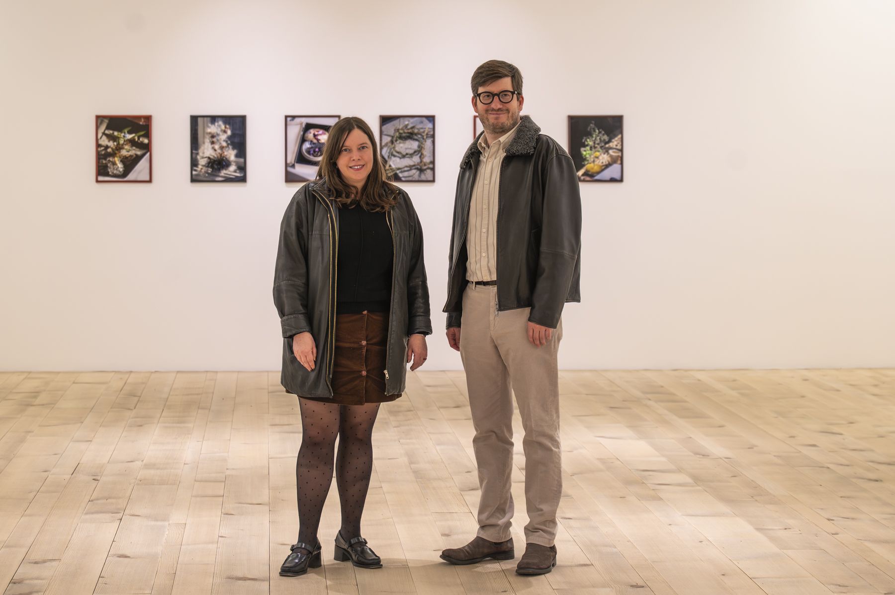 Künstlerin Susanna Hofer und Kurator Thomas Hirtenfelder