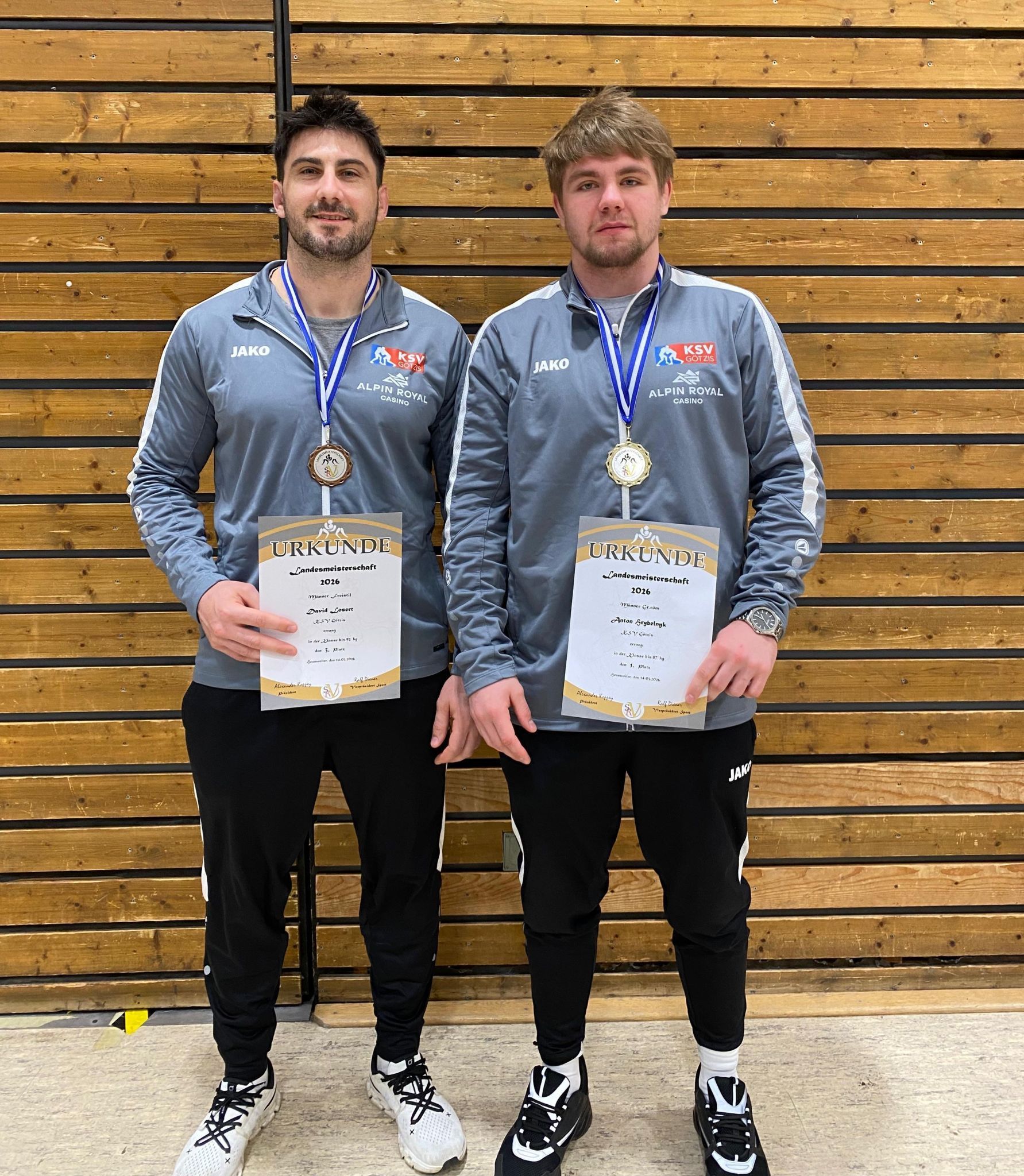 David Losert und Anton Hrybelnik gewinnen Bronze und Gold bei den offenen Saarländischen Meisterschaften