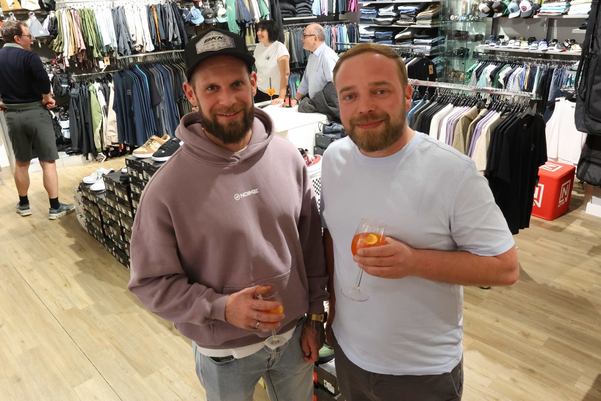 Benjamin Amann und Johannes Lampert.