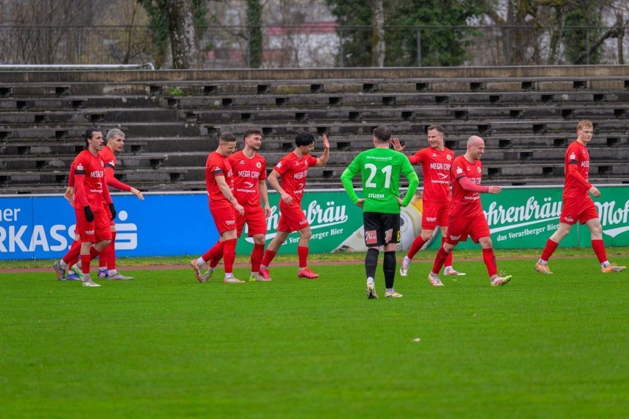 Vier Mal jubelte Dornbirn im Heimspiel gegen Wals/Grünau.