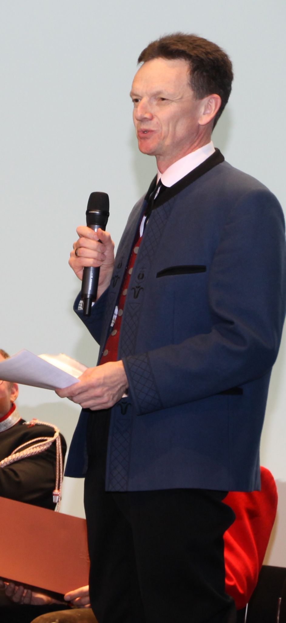 Funktionäre aus den Musikvereinen des Blasmusikbezirks Bregenz ließen