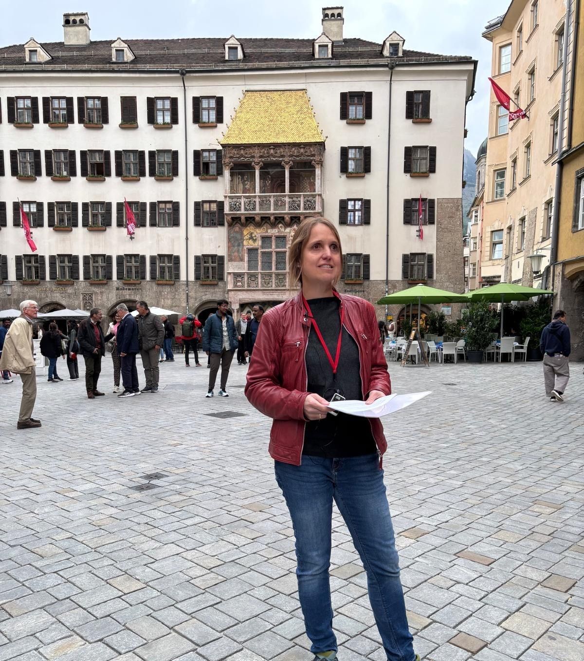 Innsbruck kennt sie dank ihrer Ausbildung wie ihre eigene Westentasche. (Quelle: privat)