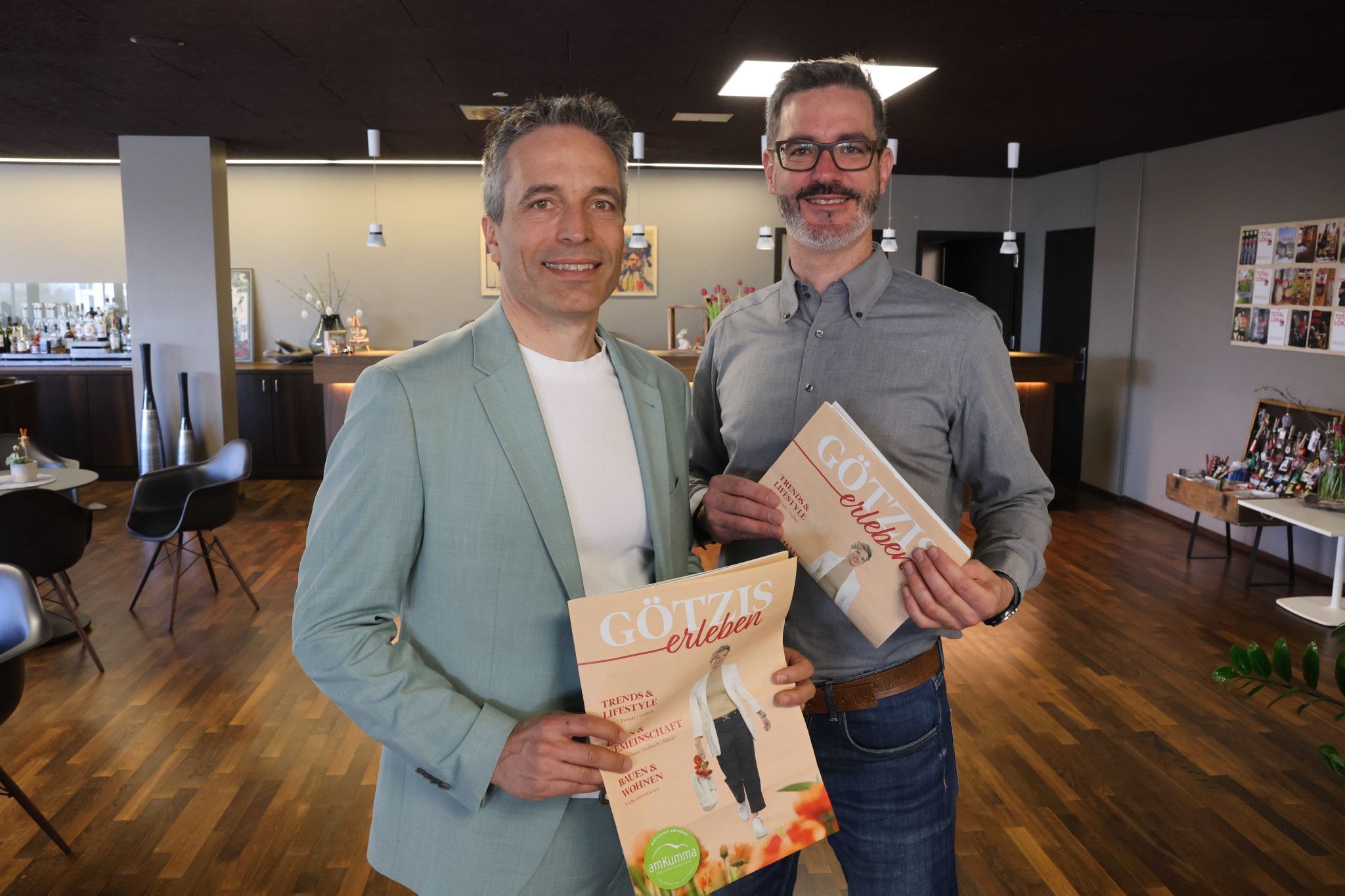 Obmann Clemens seewald und Bernhard Forti (