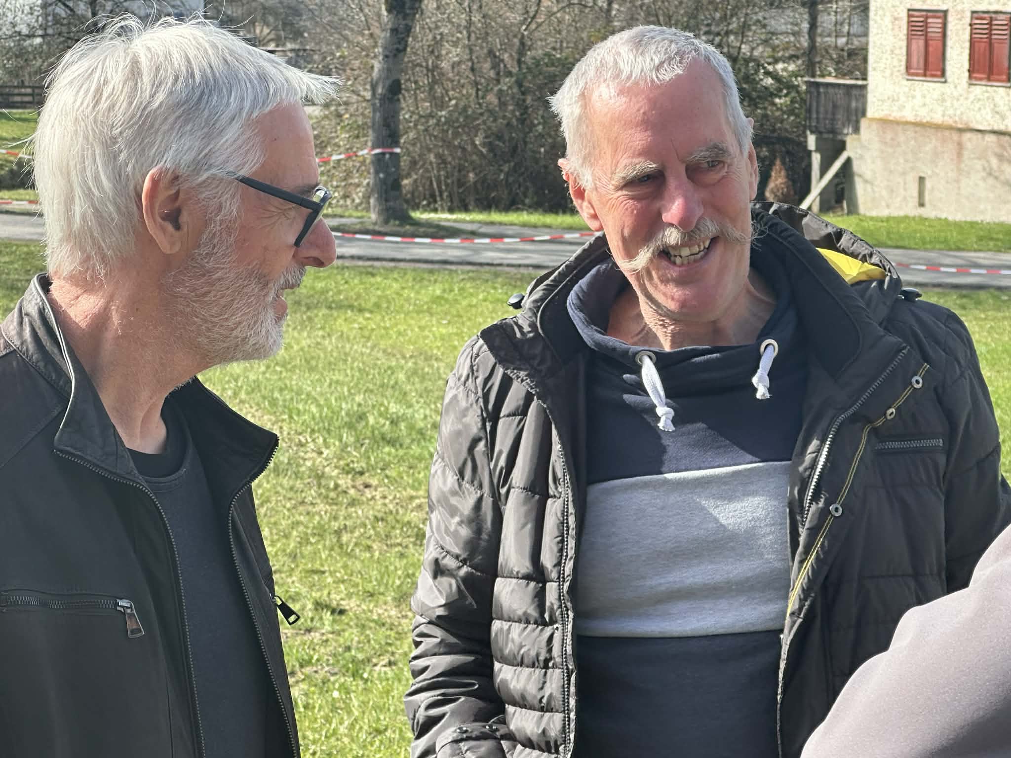 Armin und Reini waren begeistert.