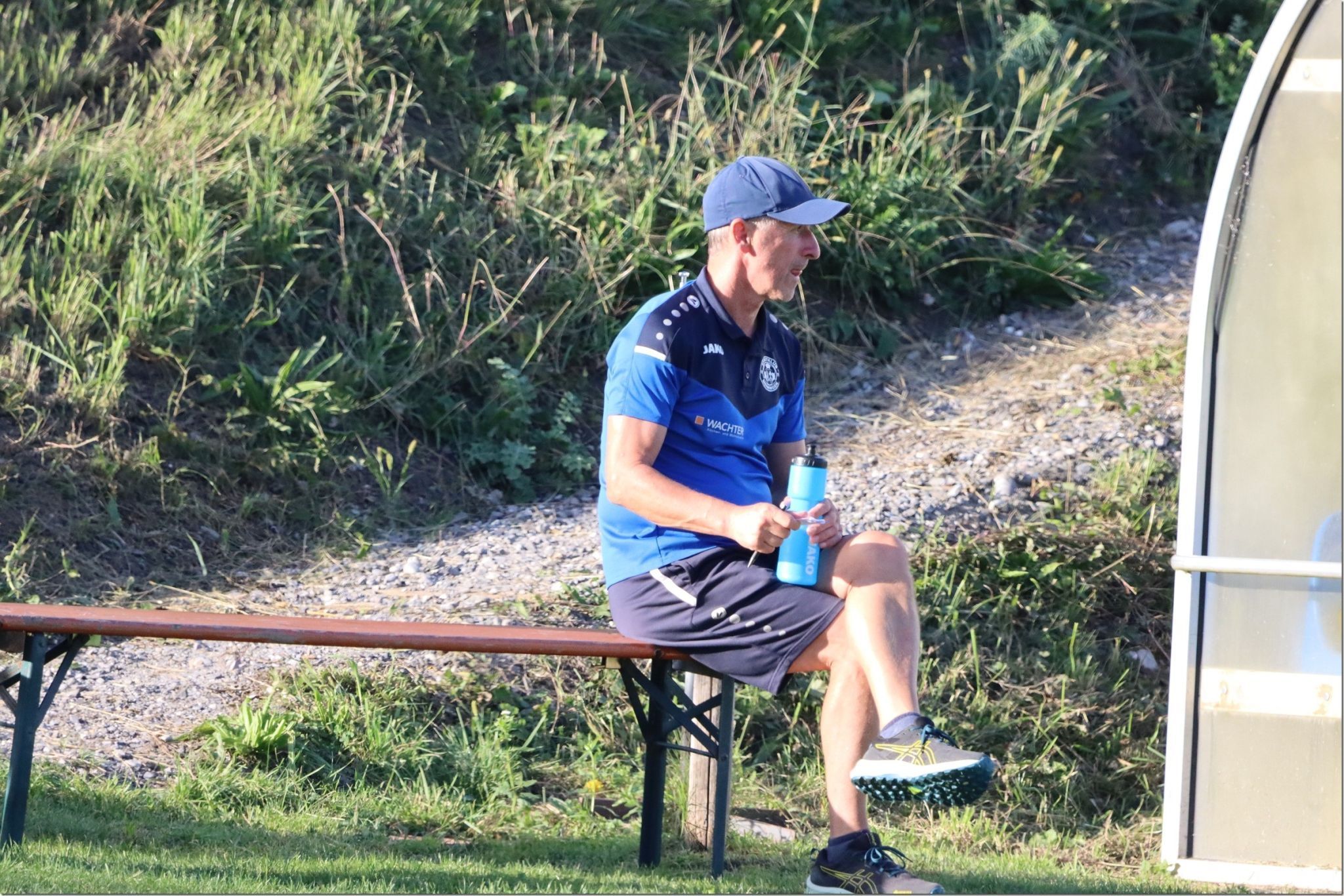 Emotional aber auch ruhig in seiner Coachingzone. 