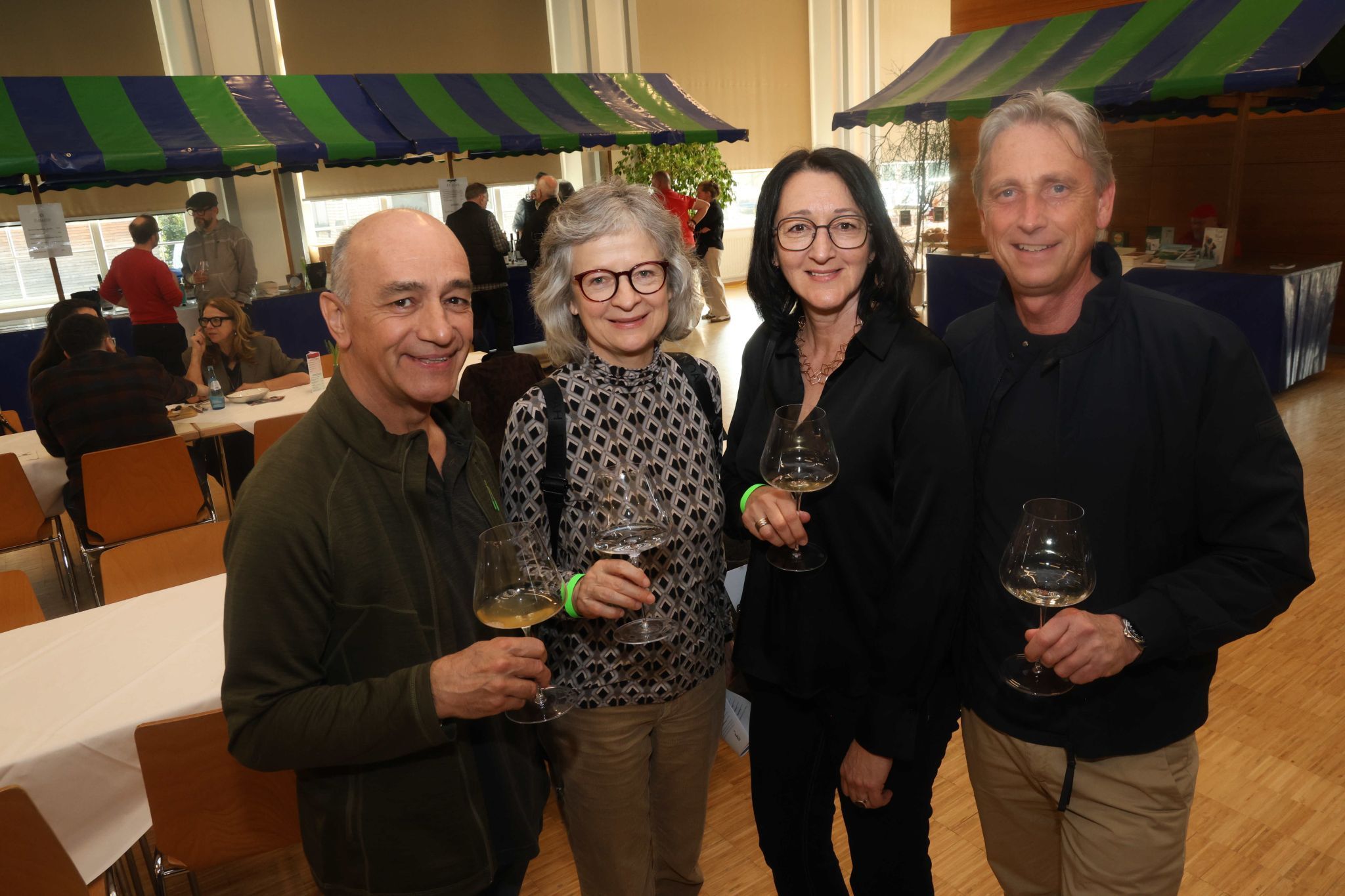 Bertram Müller, Christa Bösch, Karin und Martin Fuchs. 