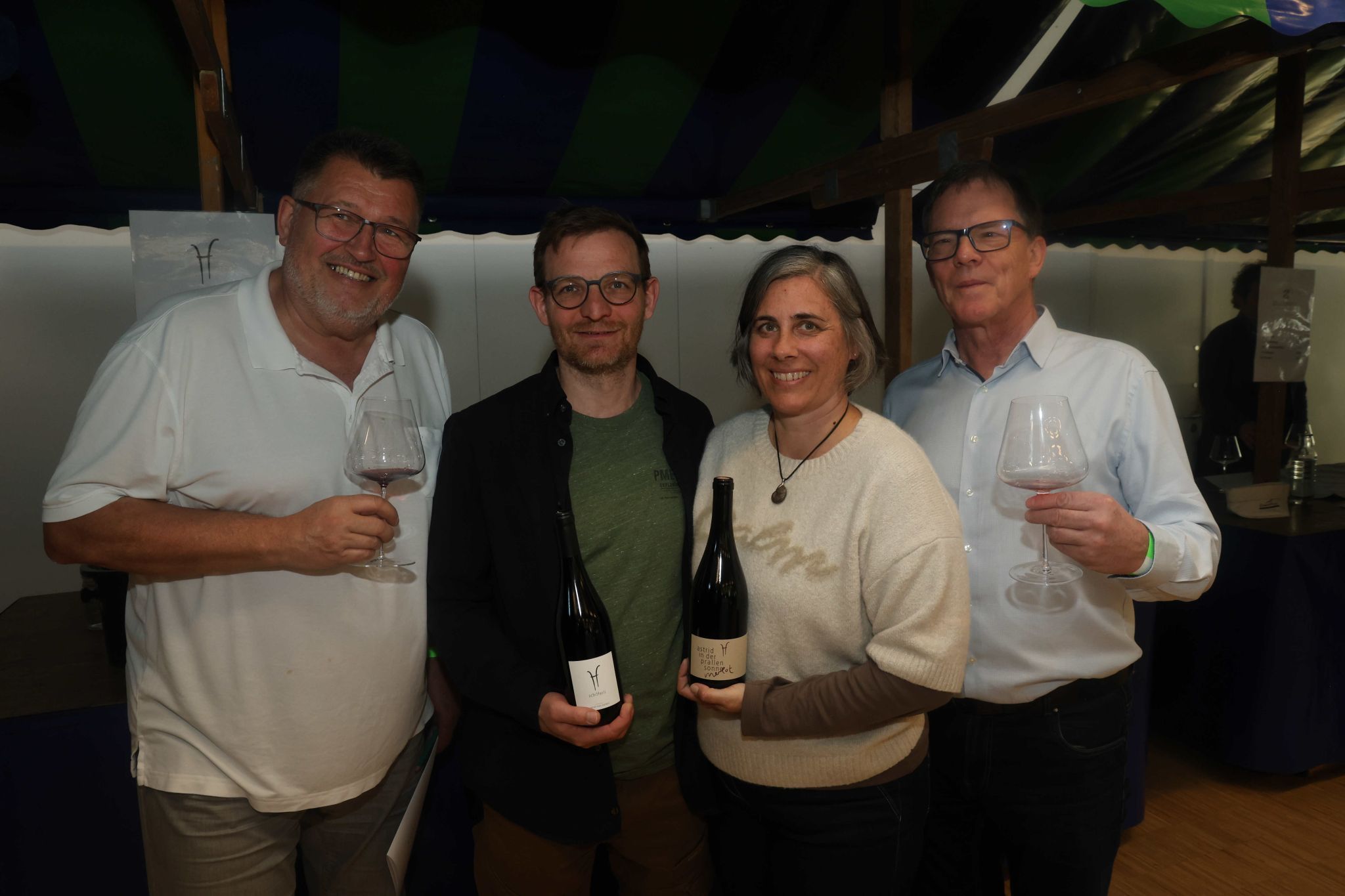 Peter Duelli, Andrin und Astrid Schifferli, Erwin Fritsch.