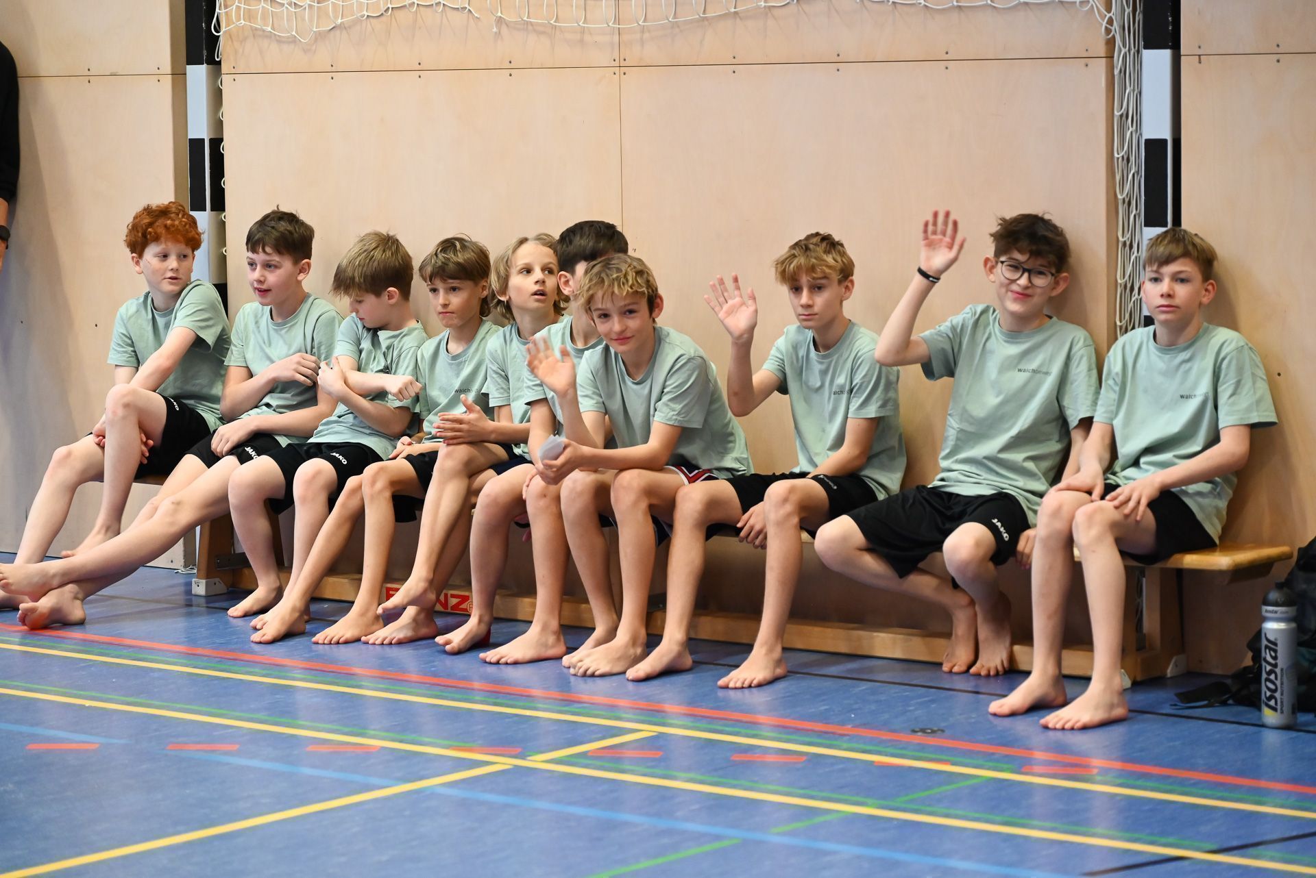 Die Jungs der SMS Nüziders sind zufrieden mit ihren Leistungen