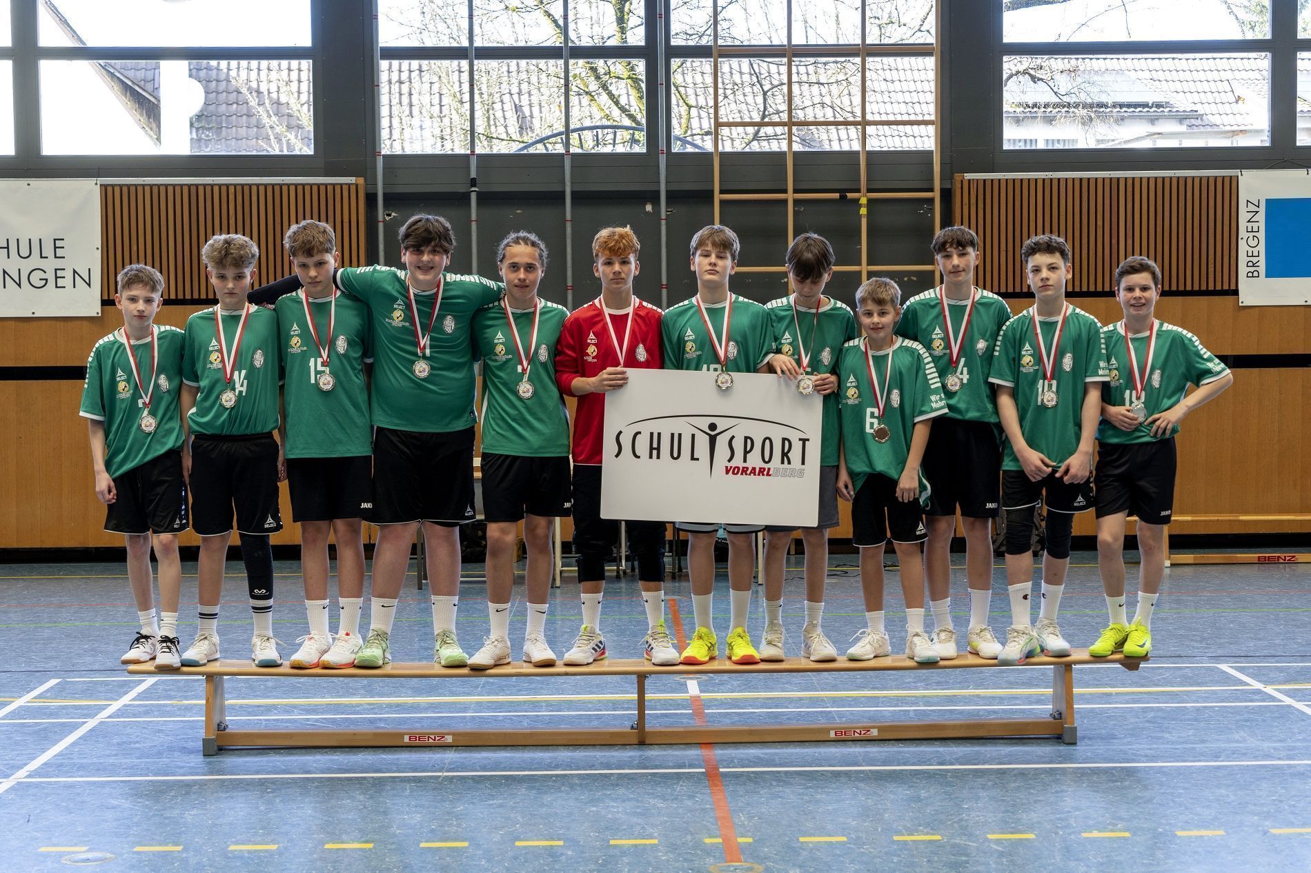 Handball Schulcup der Burschen war eine enge Sache.