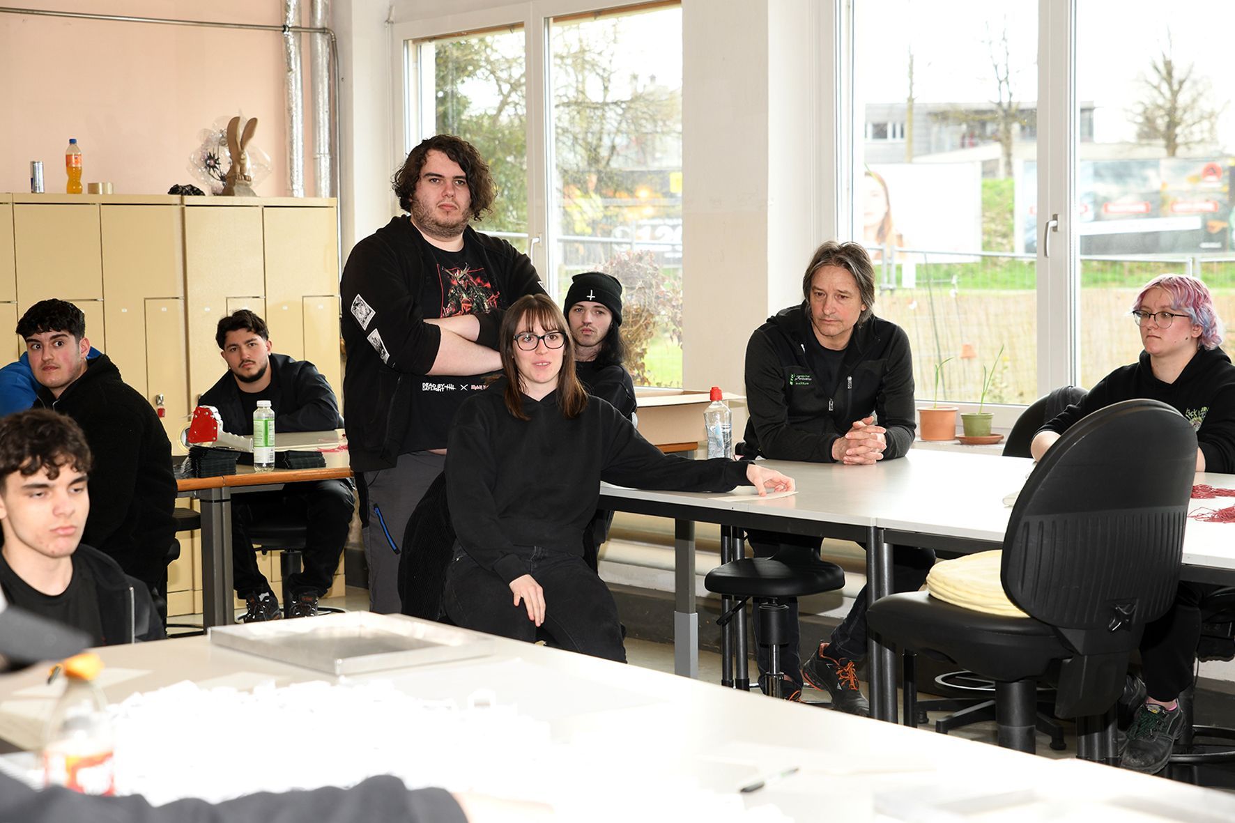 Die Jugendlichen hatten viele Fragen an den Landesrat.