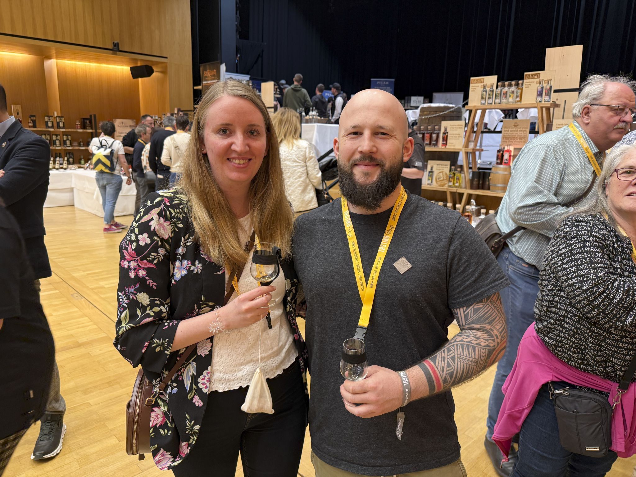 Belinda Eugster und Nick Zwahlen kamen eigens aus der Schweiz zum Probieren