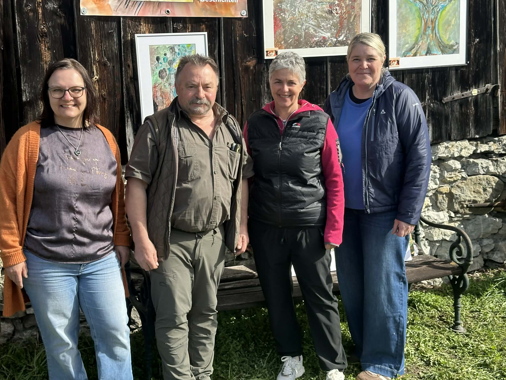 Diana Malin, Adam Keckeis, Sandra Loacker und Doris Ludescher.