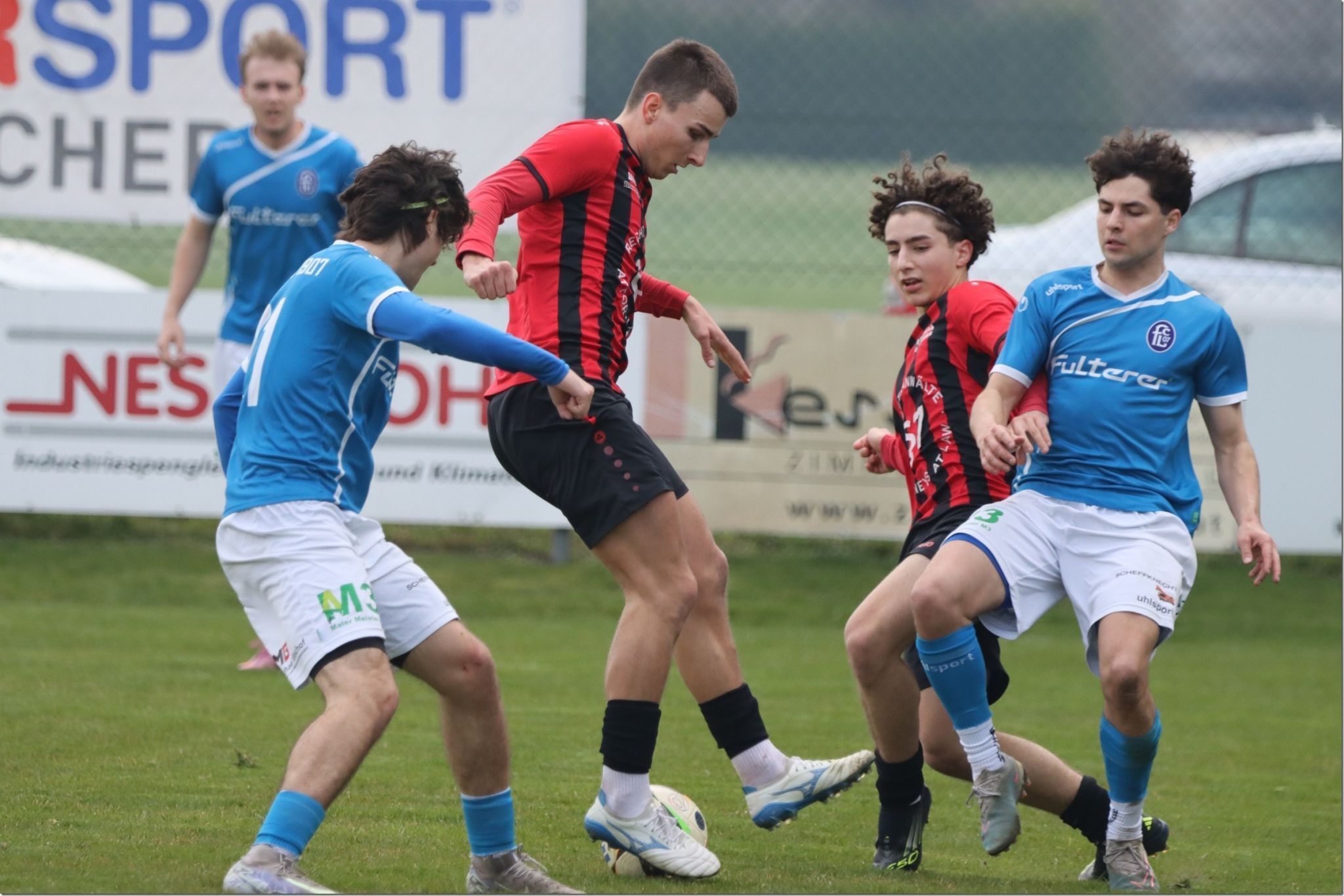 Es gab auch Kabinettstückerln der Bresner Kicker.