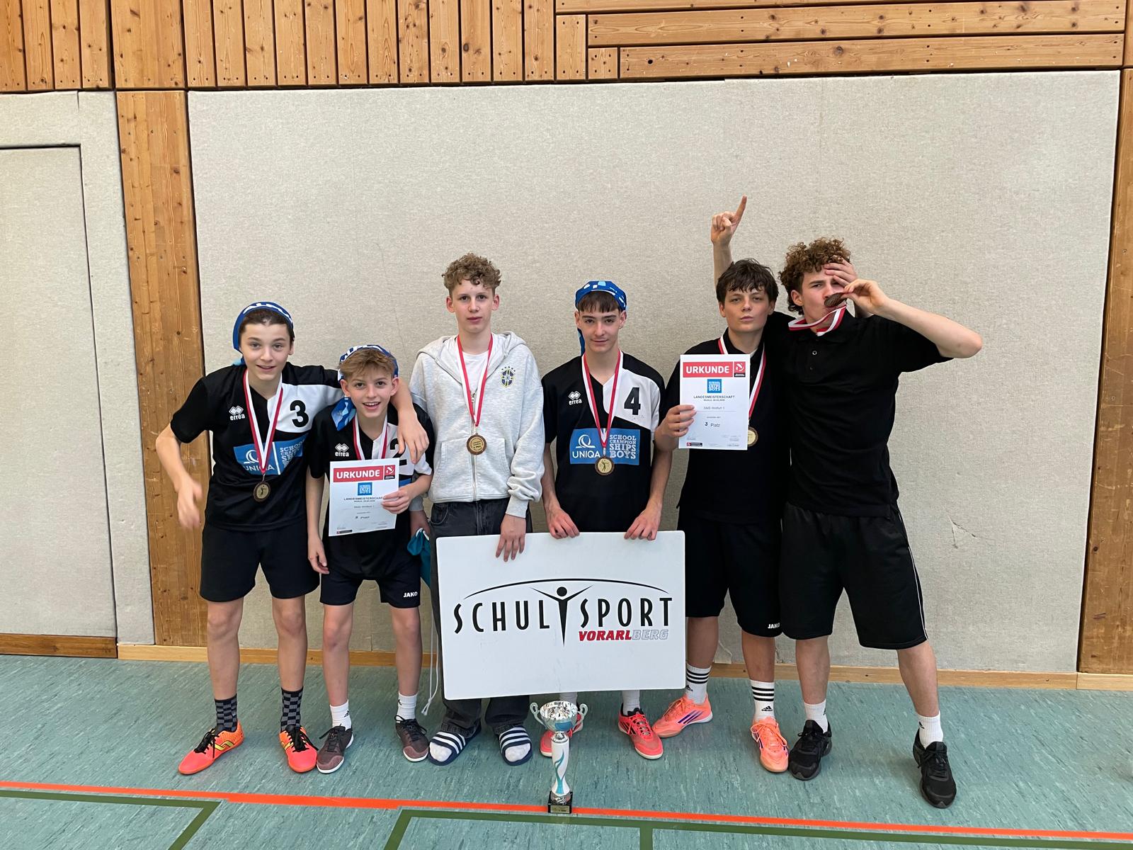 Die Wolfurter Burschen freuten sich über den dritten Platz.