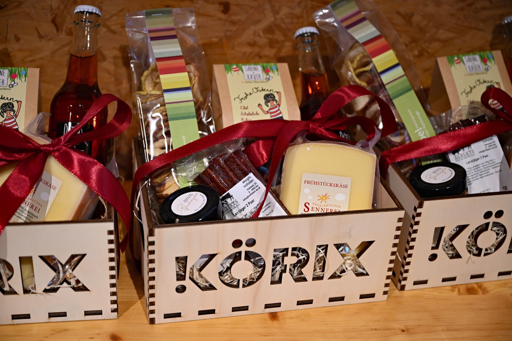 Für die Podiumsteilnehmer gab es eine Körix-Box als kleines Dankeschön.