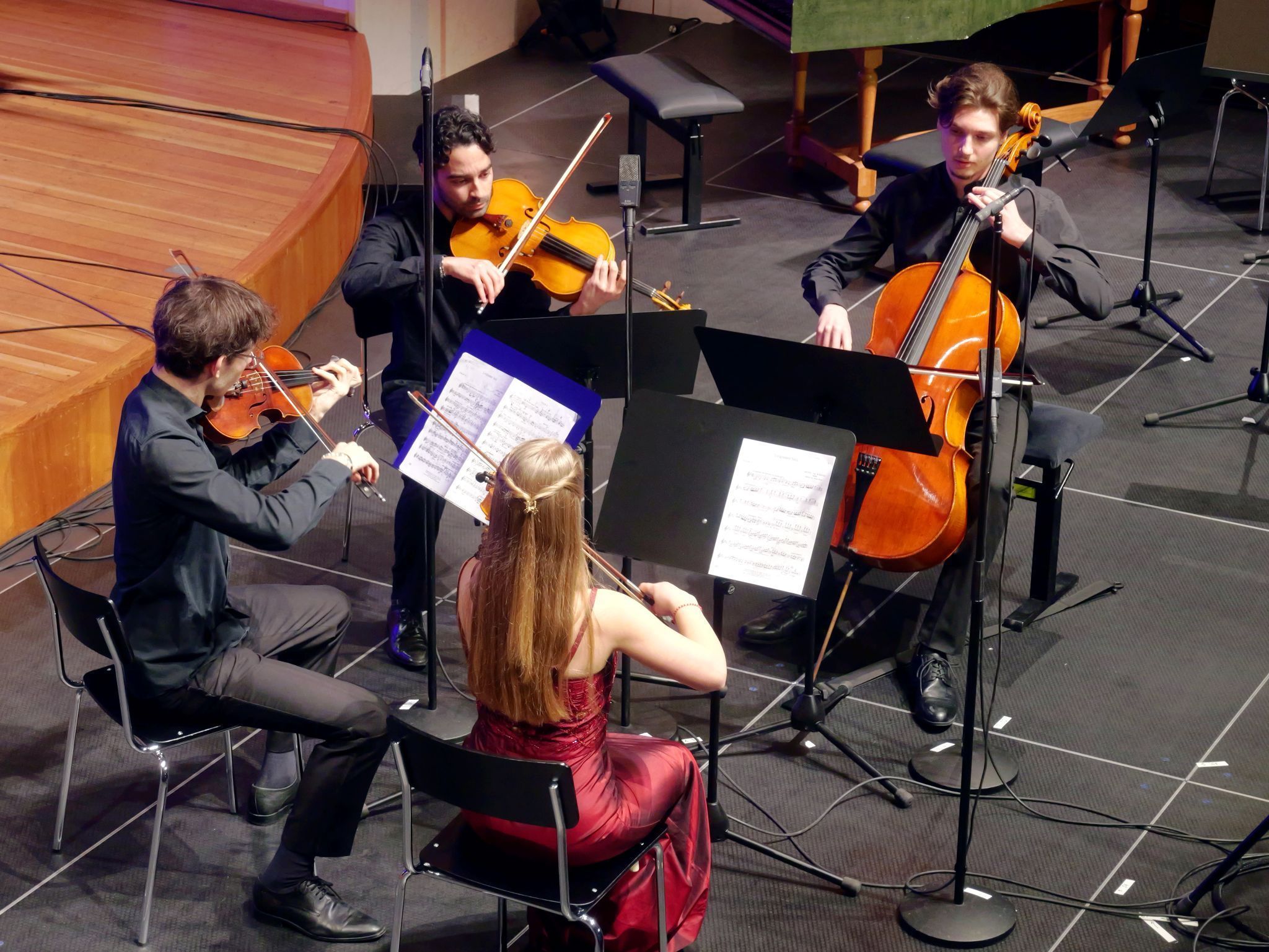 Das „Cosi Streichquartett“ interpretierte Werke von Anton Webern.