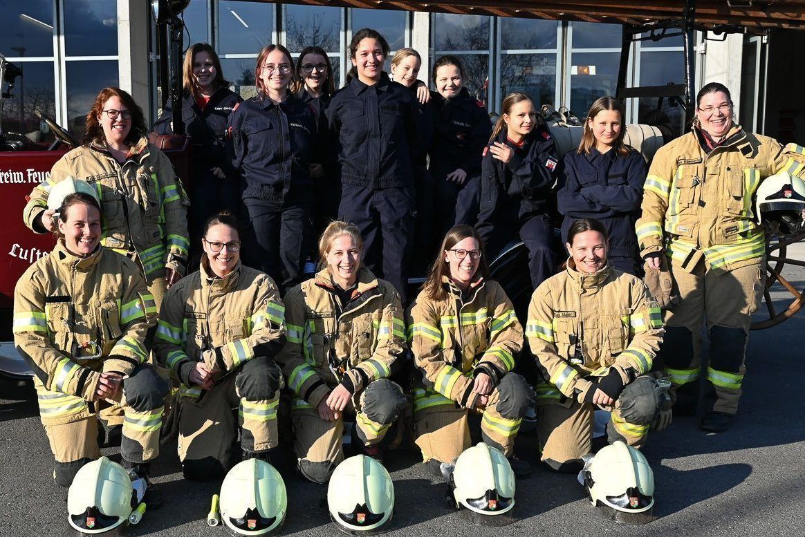 Frauenpower bei der Feuerwehr in Lustenau: Die Feuerwehrfrauen zeigen, dass die Feuerwehr längst nicht mehr eine reine Männerdomäne ist.