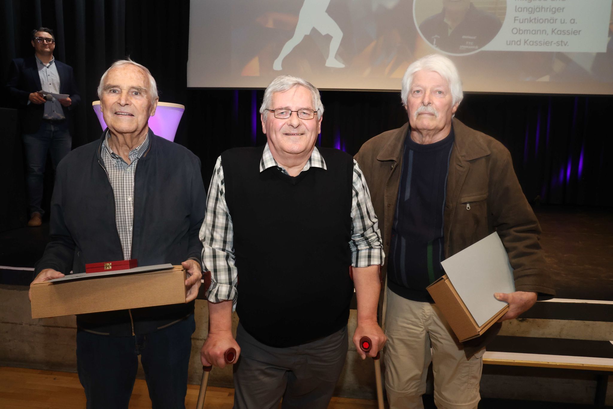 Armin Maletic, Alois Gassner und Helmut Jenny.