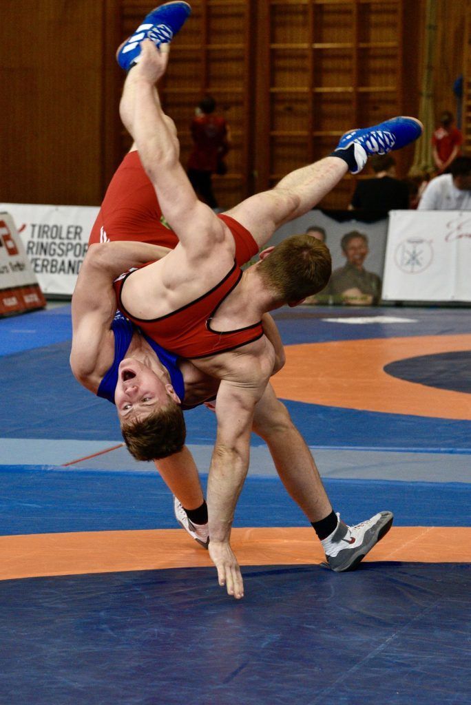 Auf der Matte zu Hause