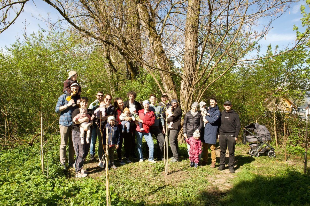 Mit jedem Baby wächst ein neuer Baum