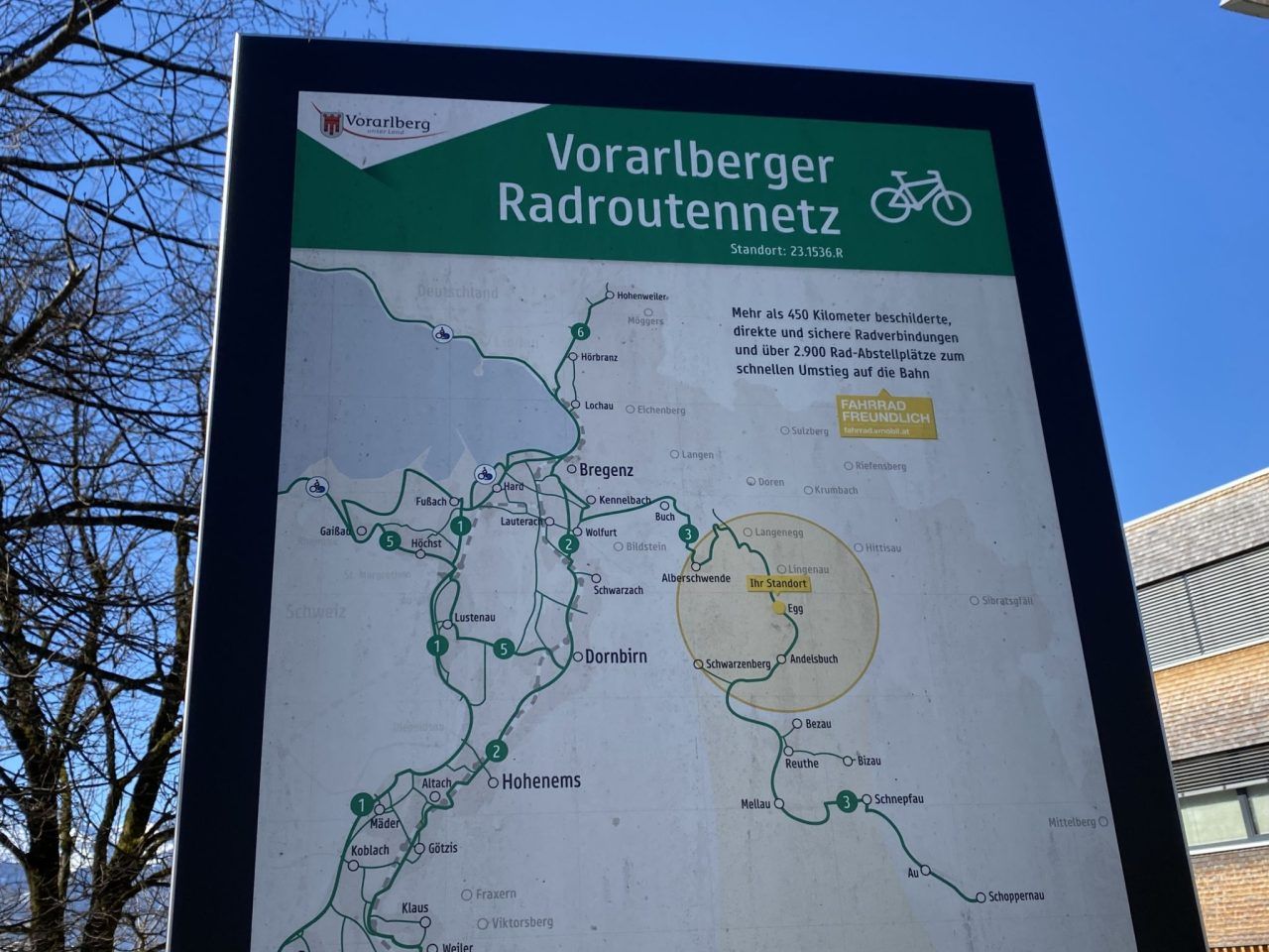Mehr Platz und Sicherheit für Radler im Bregenzerwald