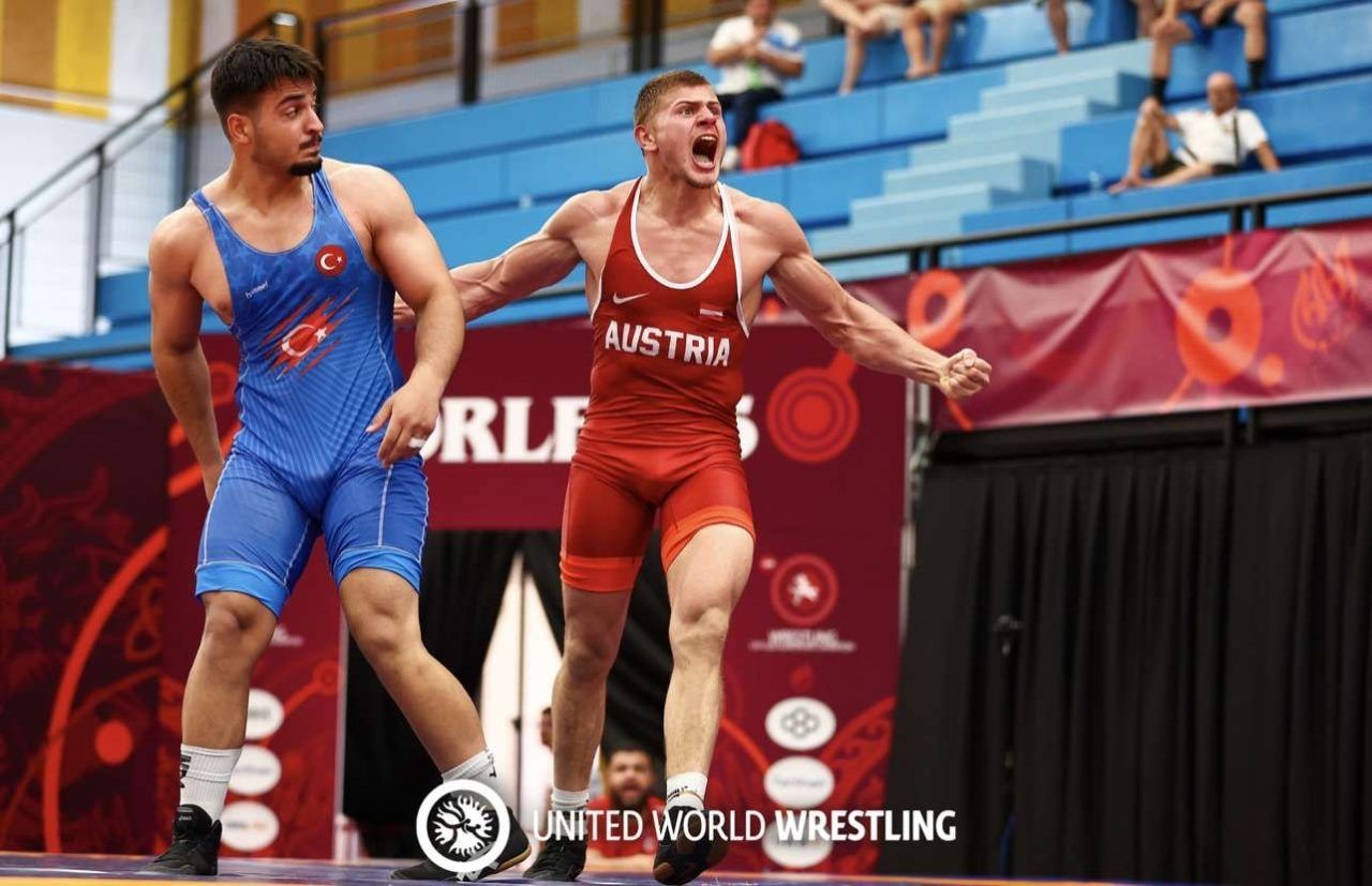 Auf der Matte zu Hause