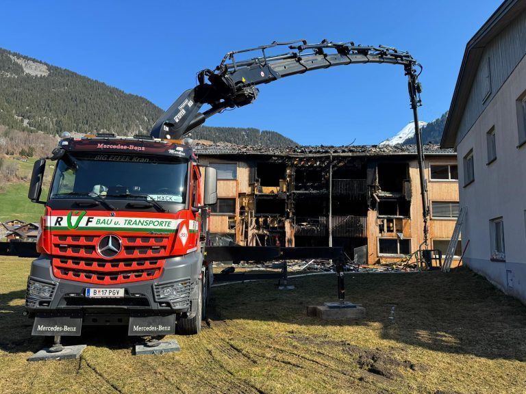 Ausweichquartiere nach Brand in Au: "Wären über jede Hilfe froh"
