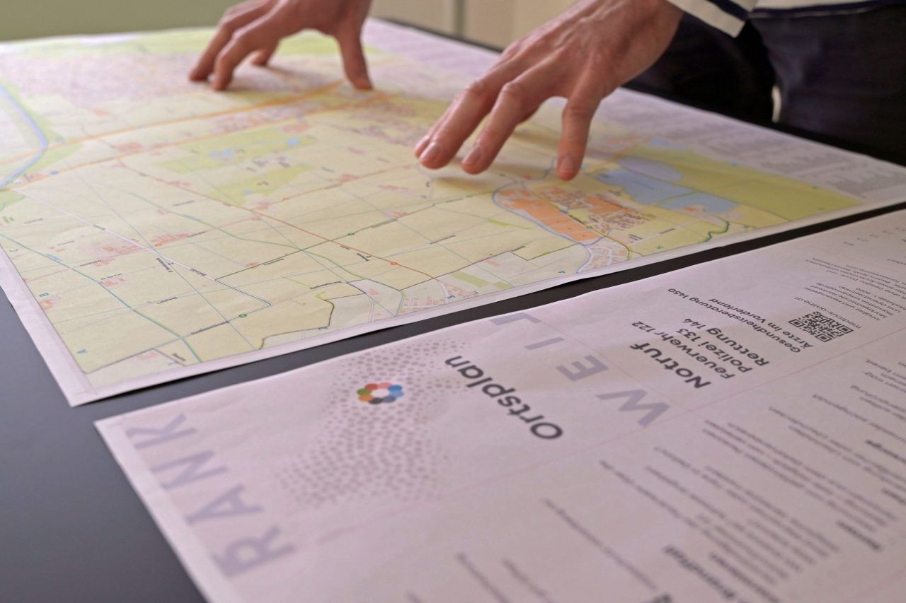 Ein Ortsplan für den Ernstfall