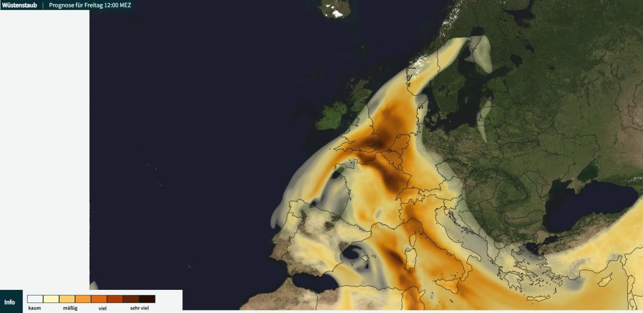 Die Wüste schickt Grüße: "Man wird die Sonne lediglich als matte Scheibe sehen"