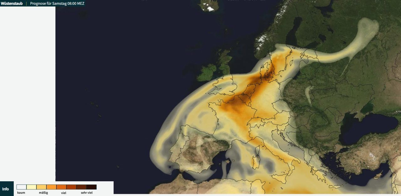 Die Wüste schickt Grüße: "Man wird die Sonne lediglich als matte Scheibe sehen"