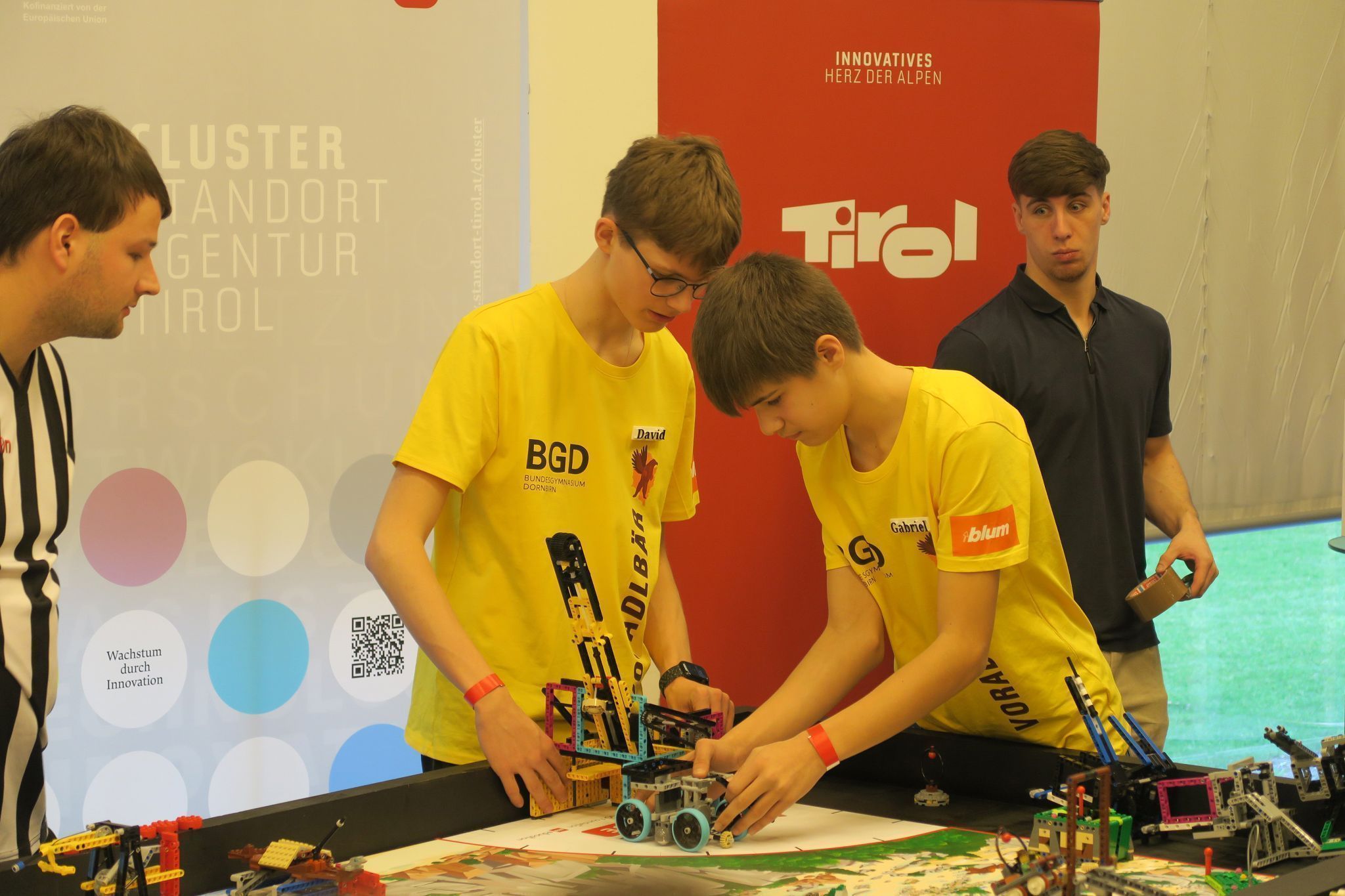 Der Roboter musste einen bestimmten Parcours absolvieren.