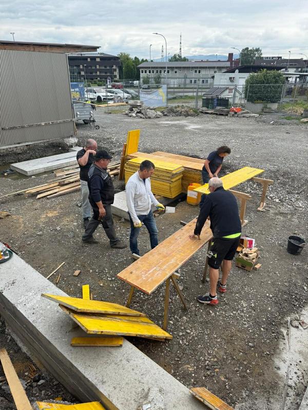 Markus Klien war mittendrin statt nur dabei als Helfer. 