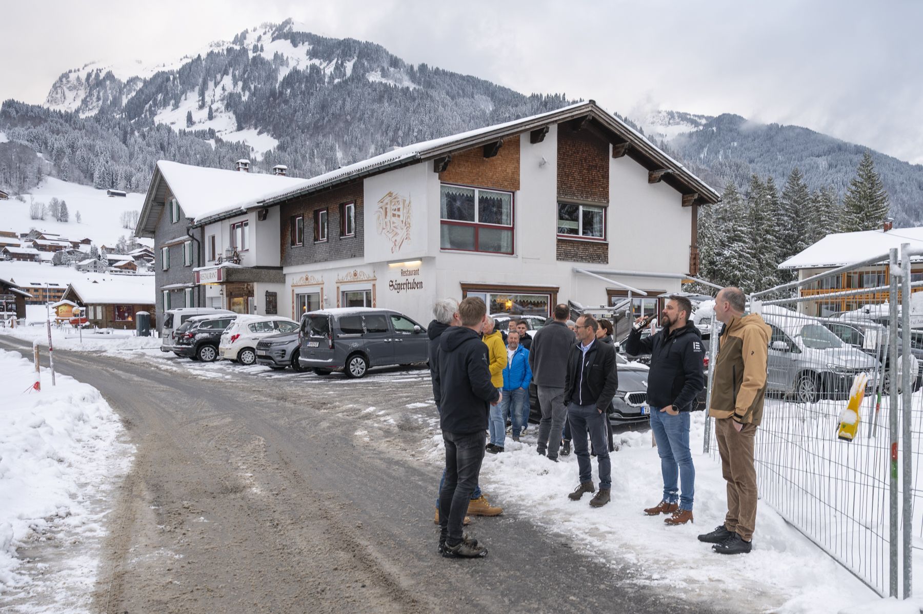 Im benachtbarten Gasthaus Sägerstüble ging man zum gemütlichen Teil über 