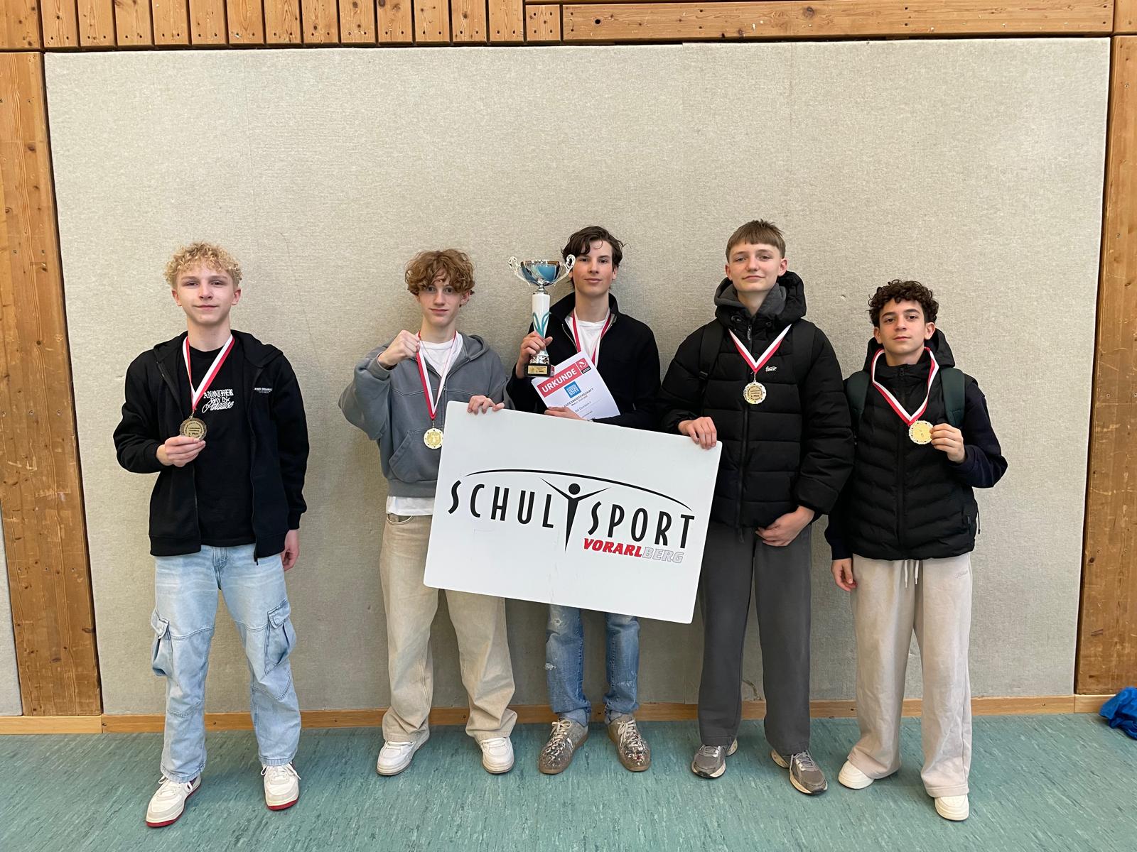 Die Jungs des BG Dornbirn erreichten den zweiten Platz.