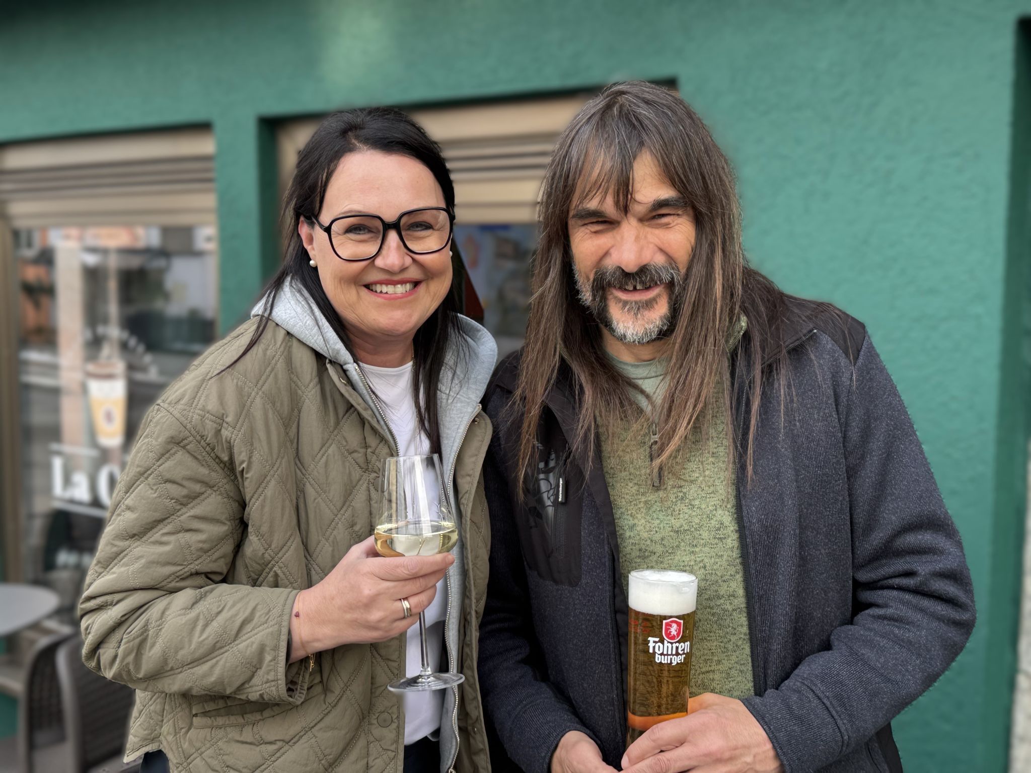 Leiterin Sonja Berchtold-Niedermesser (Stadtpolizei Bludenz) und Wolfgang Sila (Brauerei Fohrenburg).