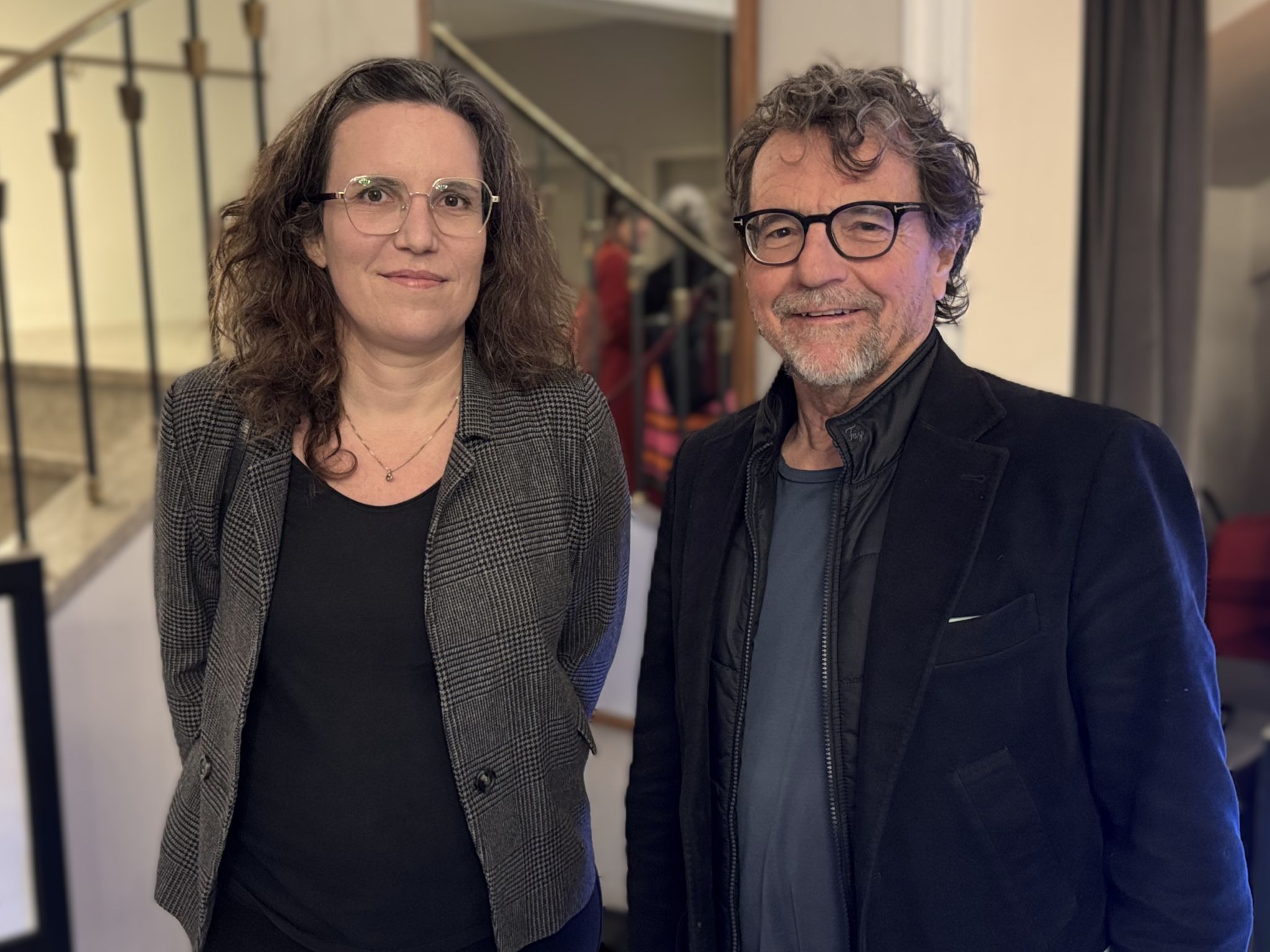 Im Publikum: Regisseurin Eva-Maria Bertschy und Siggi Wiehl.