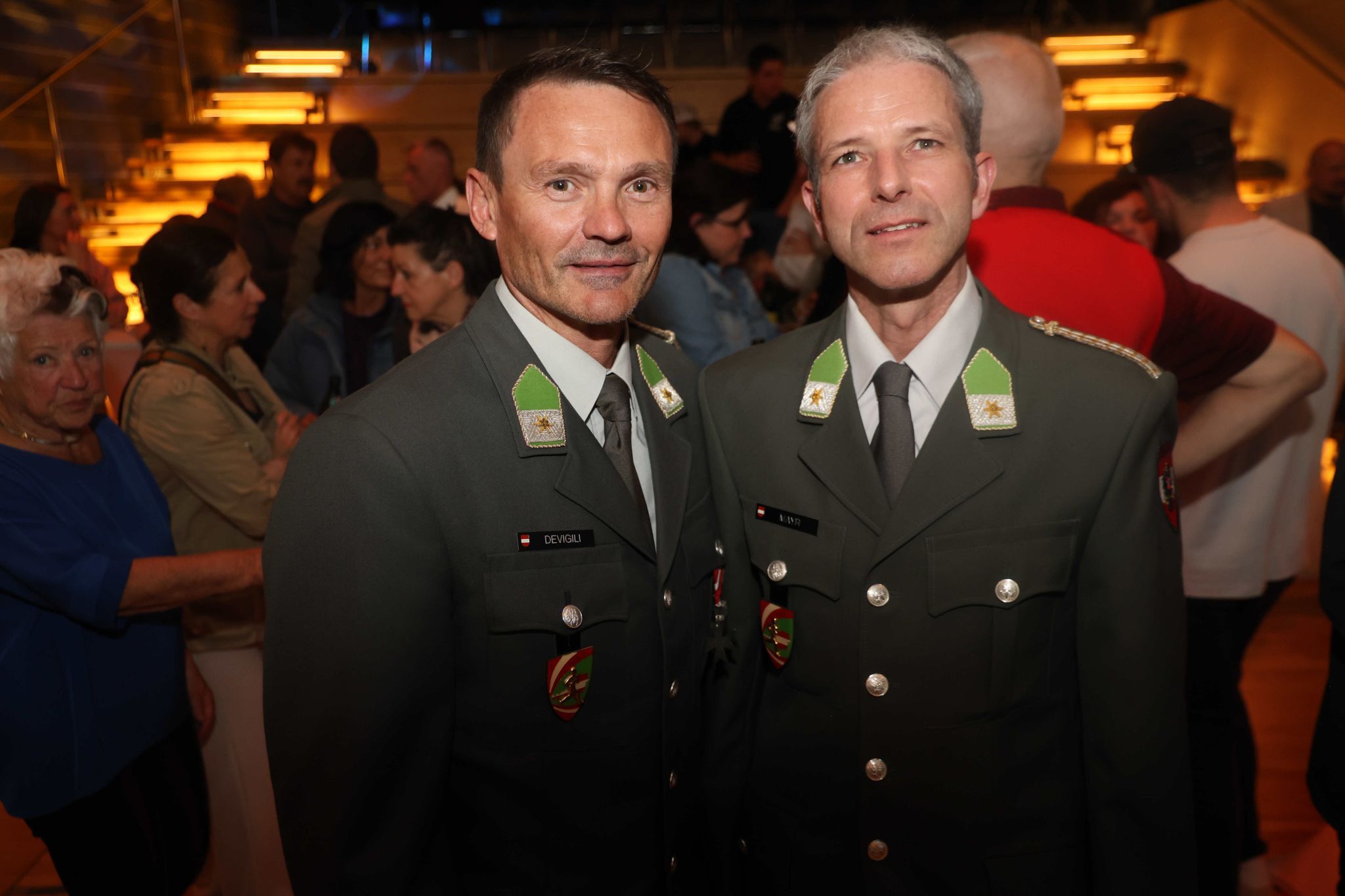 Daniel Devigili und Adnreas Mayr.