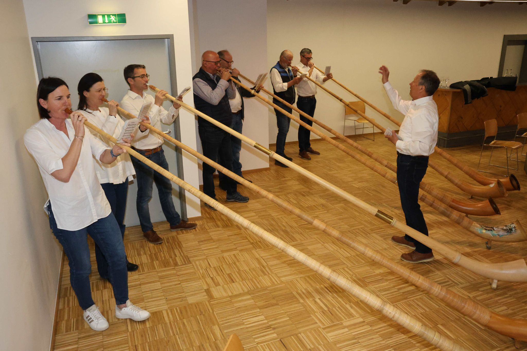 Warther Alphornbläser.