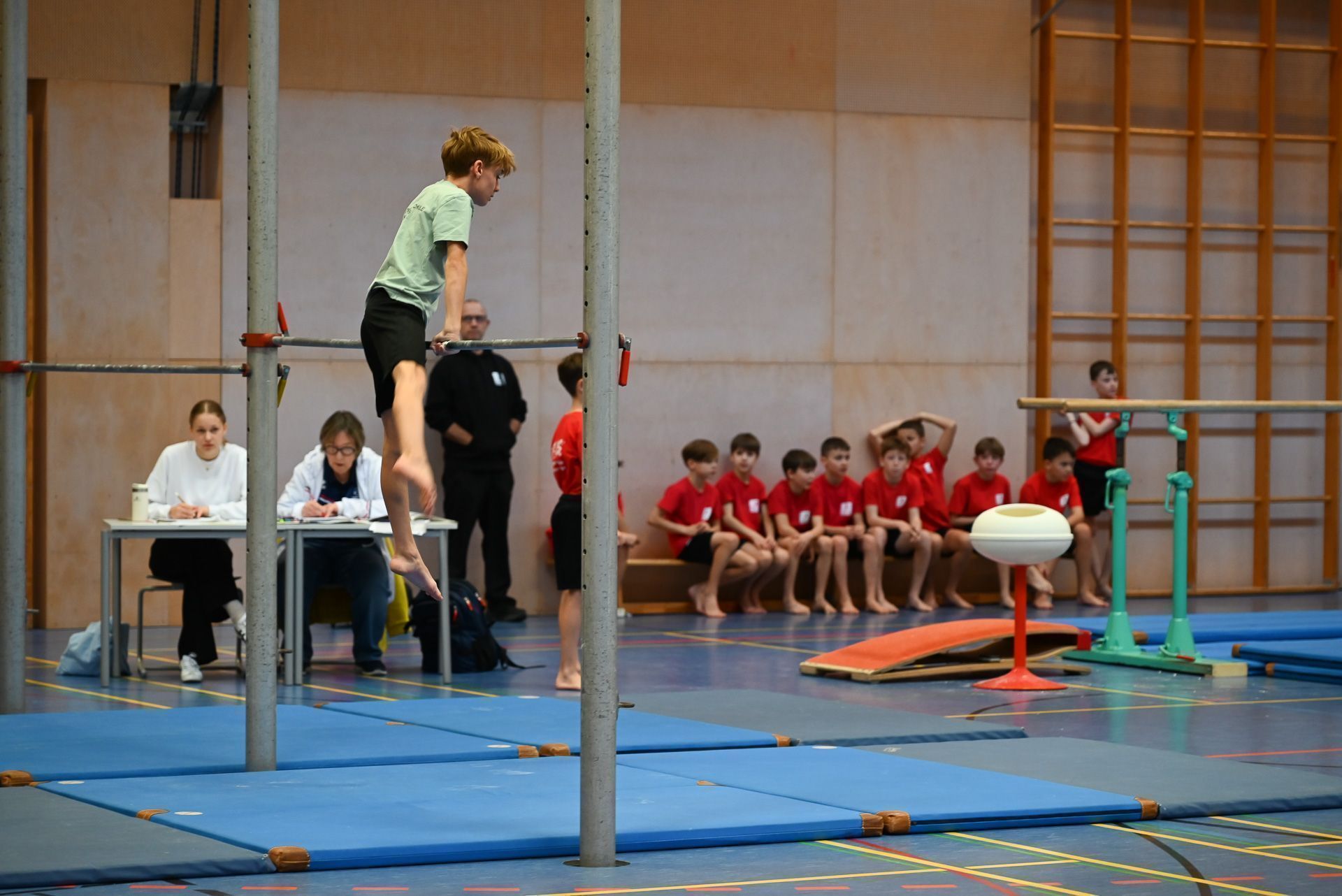 Am Dienstag fand in der SMS Hohenems die Landesmeisterschaft der Schul Olympics Turn 10 statt. 