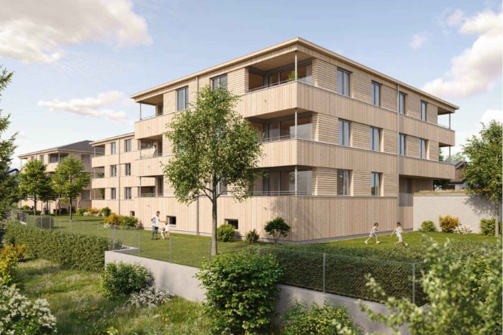 So wie auf dieser Visualisierung wird sich das Projekt in gut einem Jahr präsentieren.